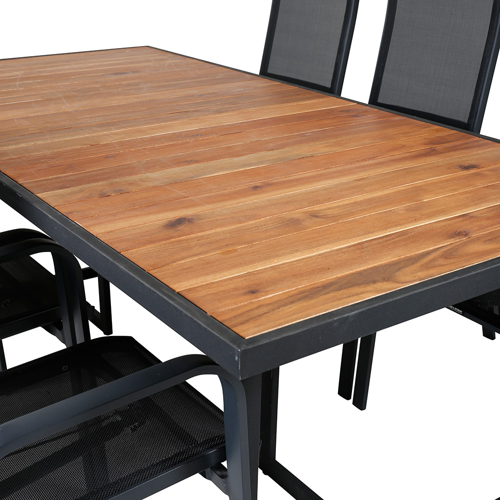 Spisegruppe Venture Home King med 6 Curz Spisestoler