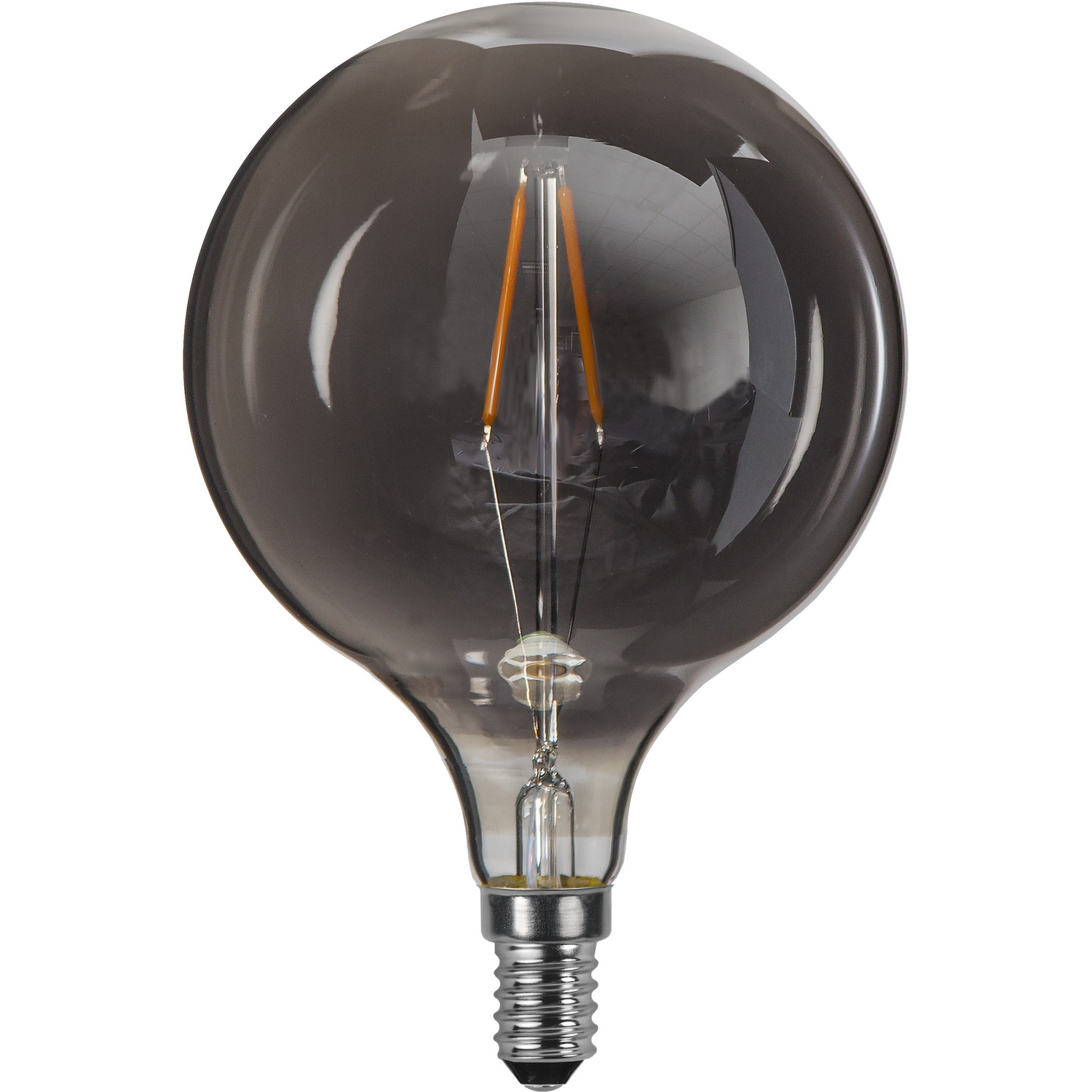 LED-Lampe Star Trading E14 G95 Decoled Smoke
