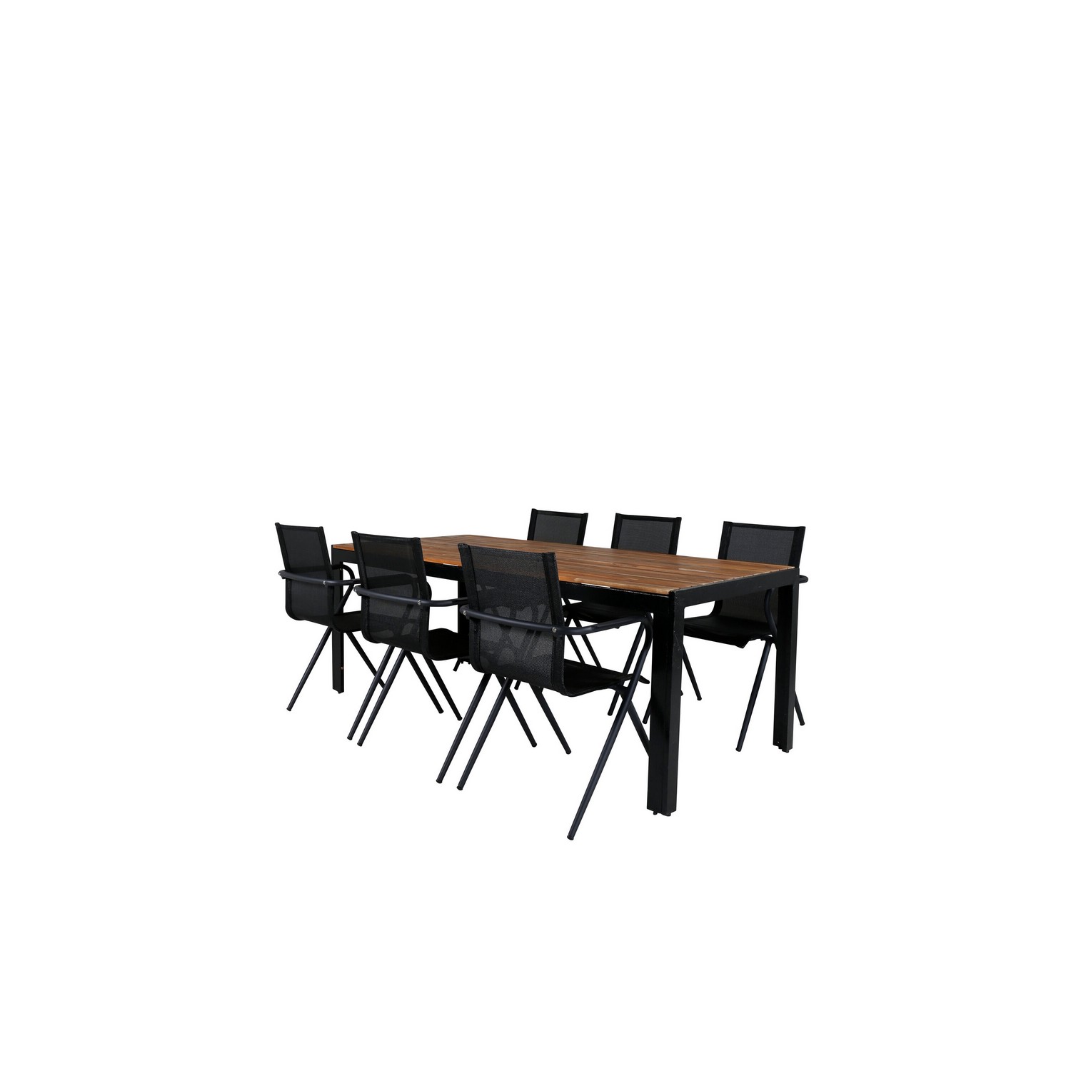 Spisegruppe Venture Home Bois med 6 Act Stoler