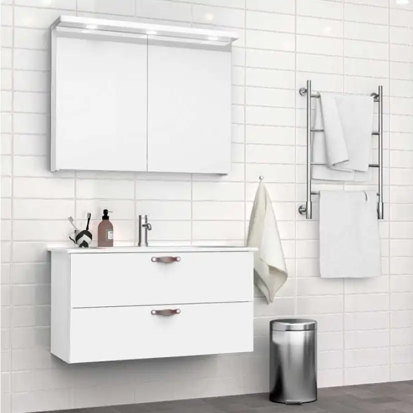 Flis Arredo Polar Blank Hvit 10x30 cm