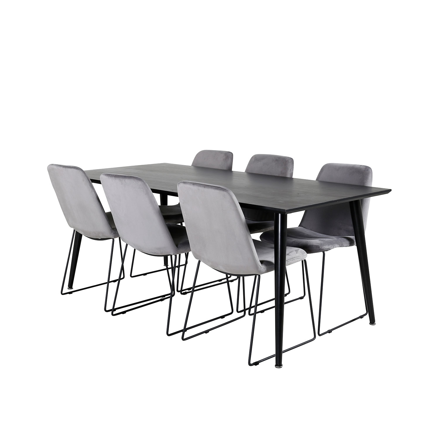 Spisegruppe Venture Home Dipp med 6 Muce Stoler