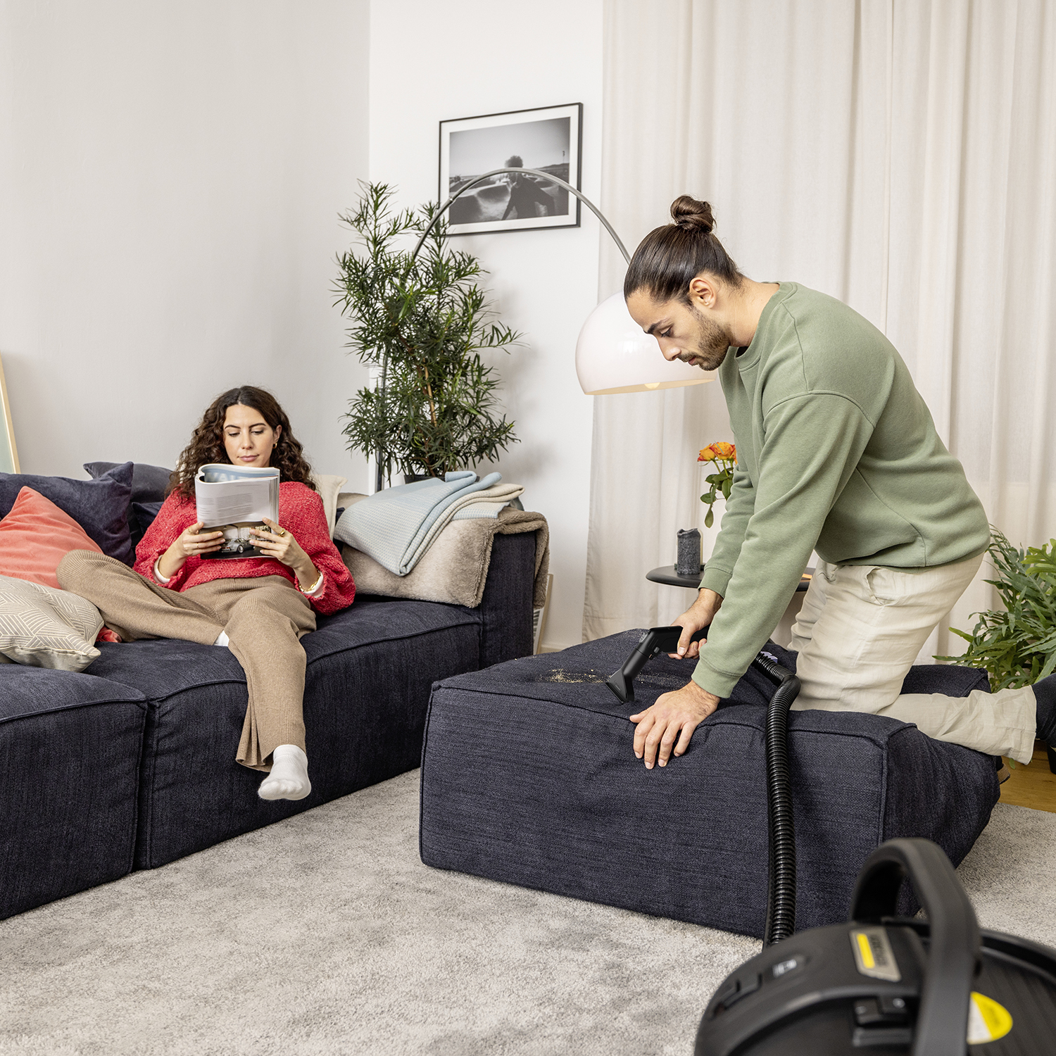 Tekstilrenser Kärcher SE 4 Tekstil- og tepperens med flere dyser