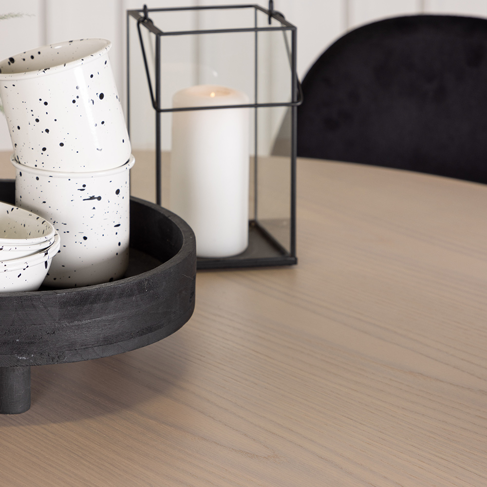 Spisegruppe Venture Home Olivia med 4 Polar Stoler Natur