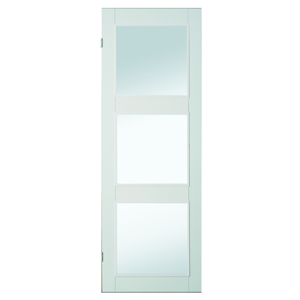Sidefelt Diplomat Contur Hvit 3-glass