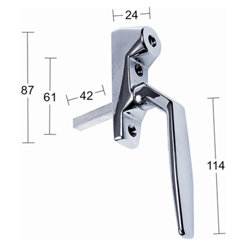 Vindusvrider 2164 Habo Krom