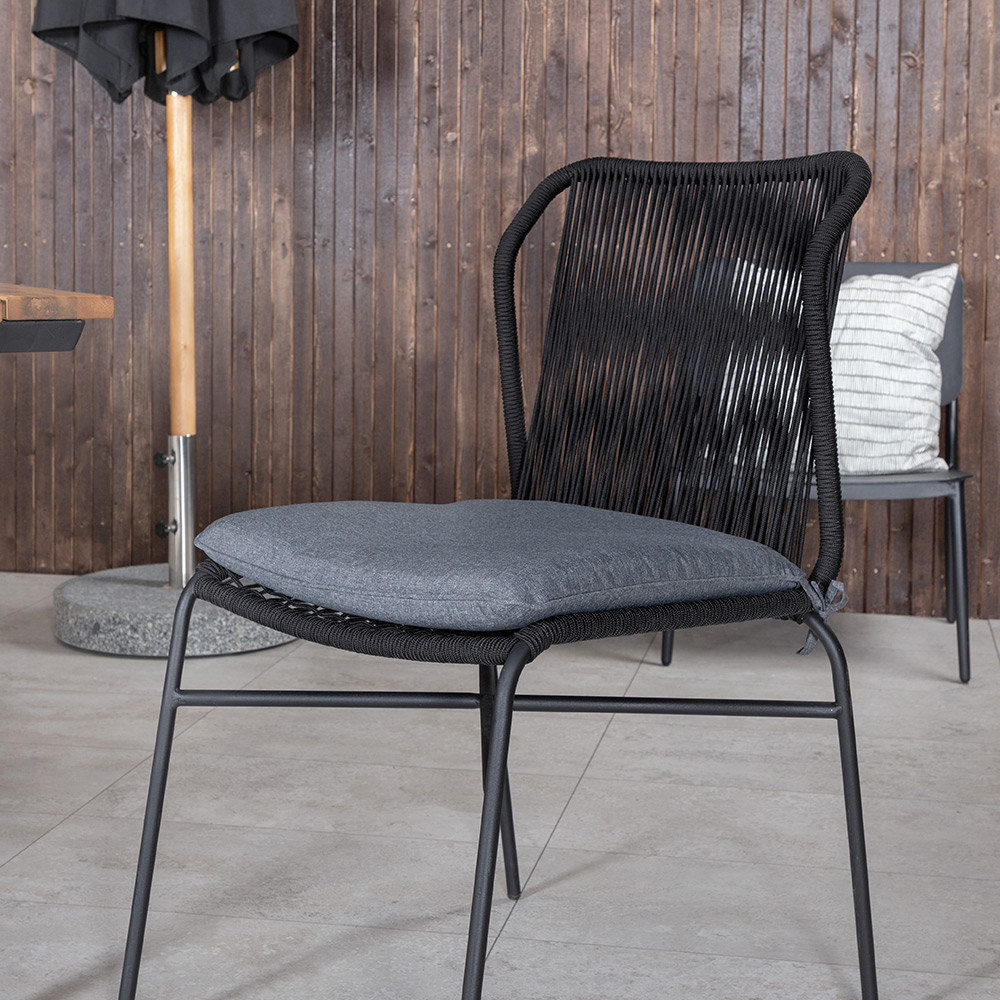 Spisegruppe Venture Home Chane med 4 Julle Stablebare Spisestoler