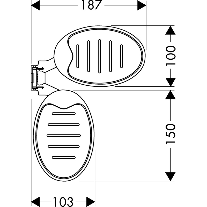 Såpekopp Hansgrohe Raindance Casetta