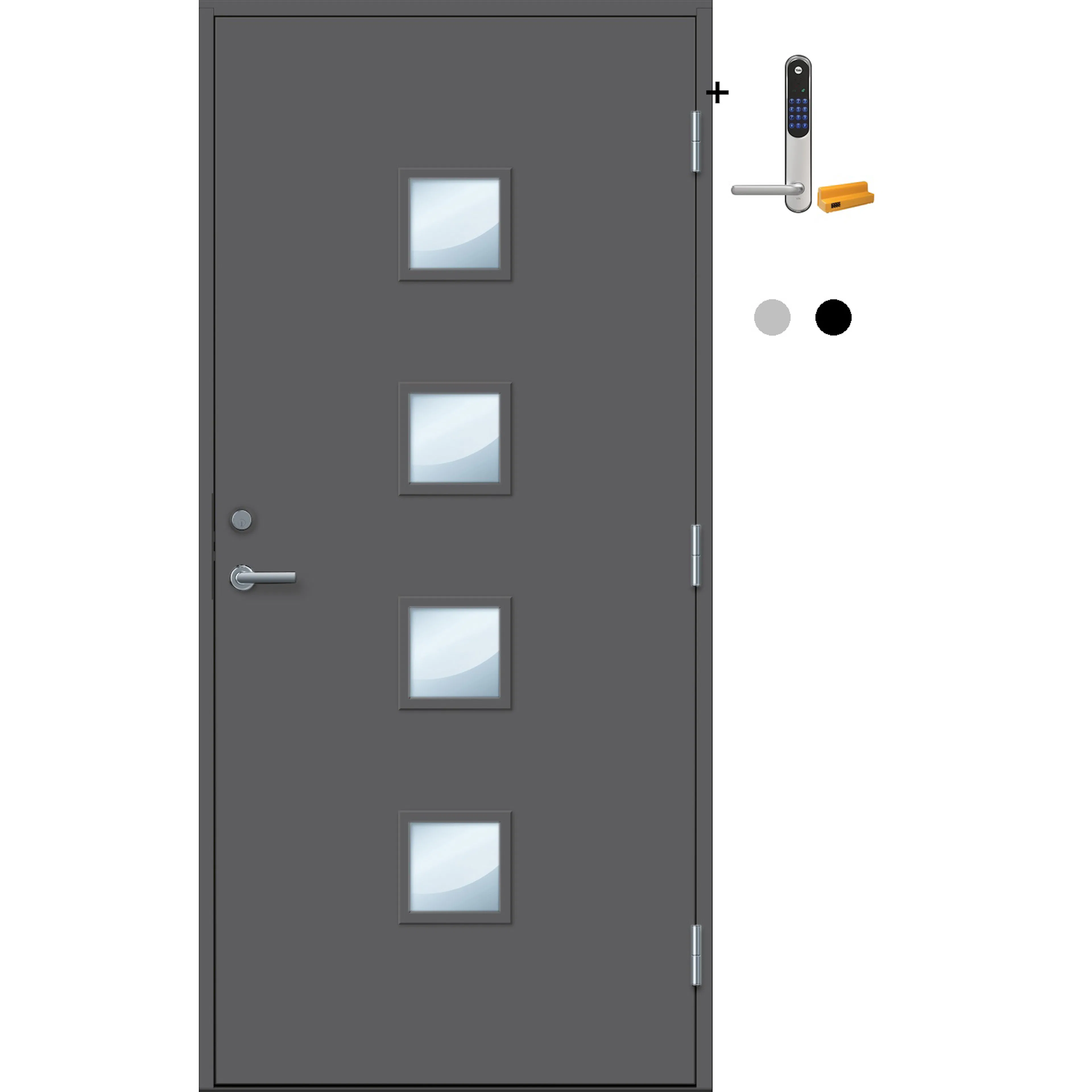 NCS S-7500-N, Mørk Grå