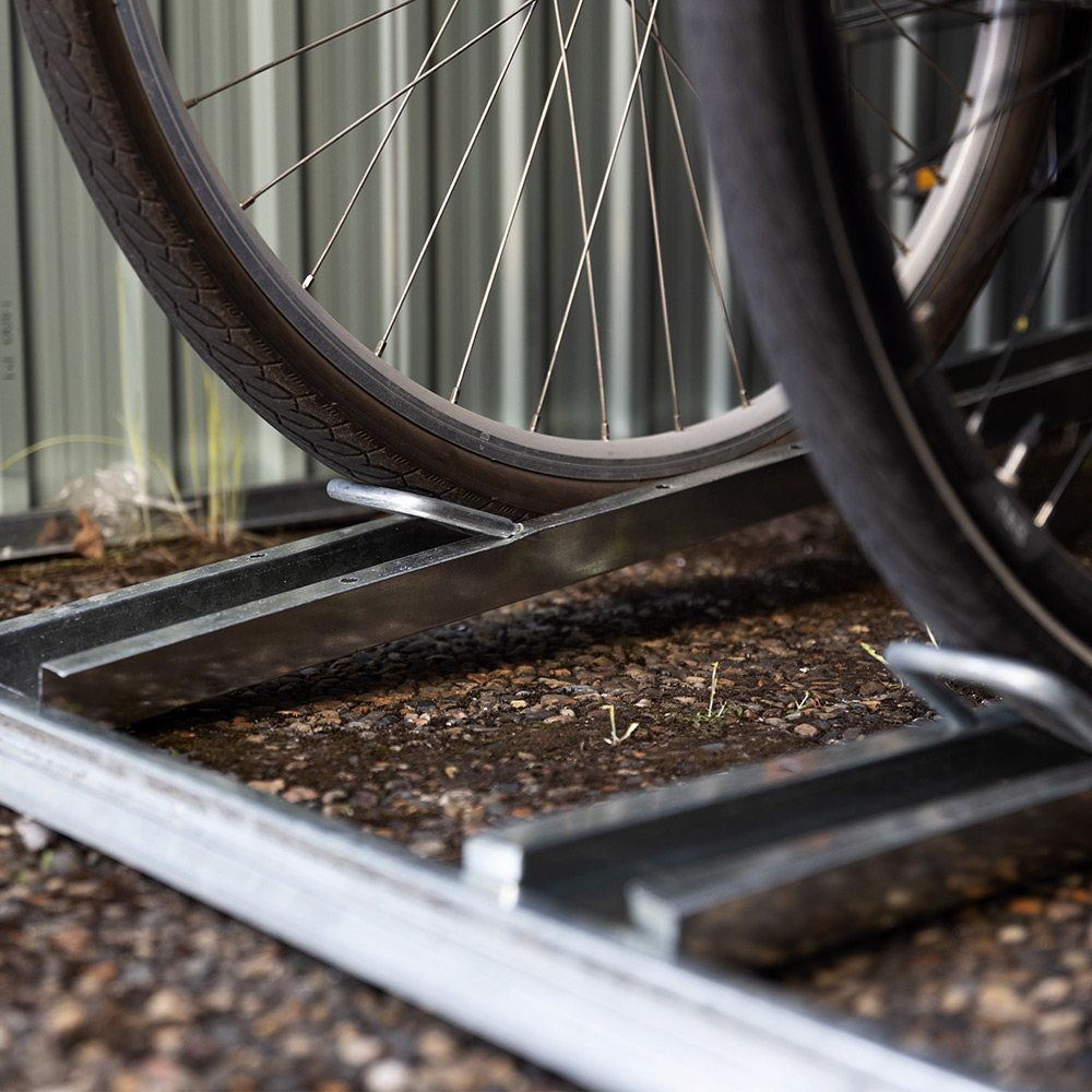 Sykkelskur Metalcraft 4,2m² Låsbart for Utendørsbruk