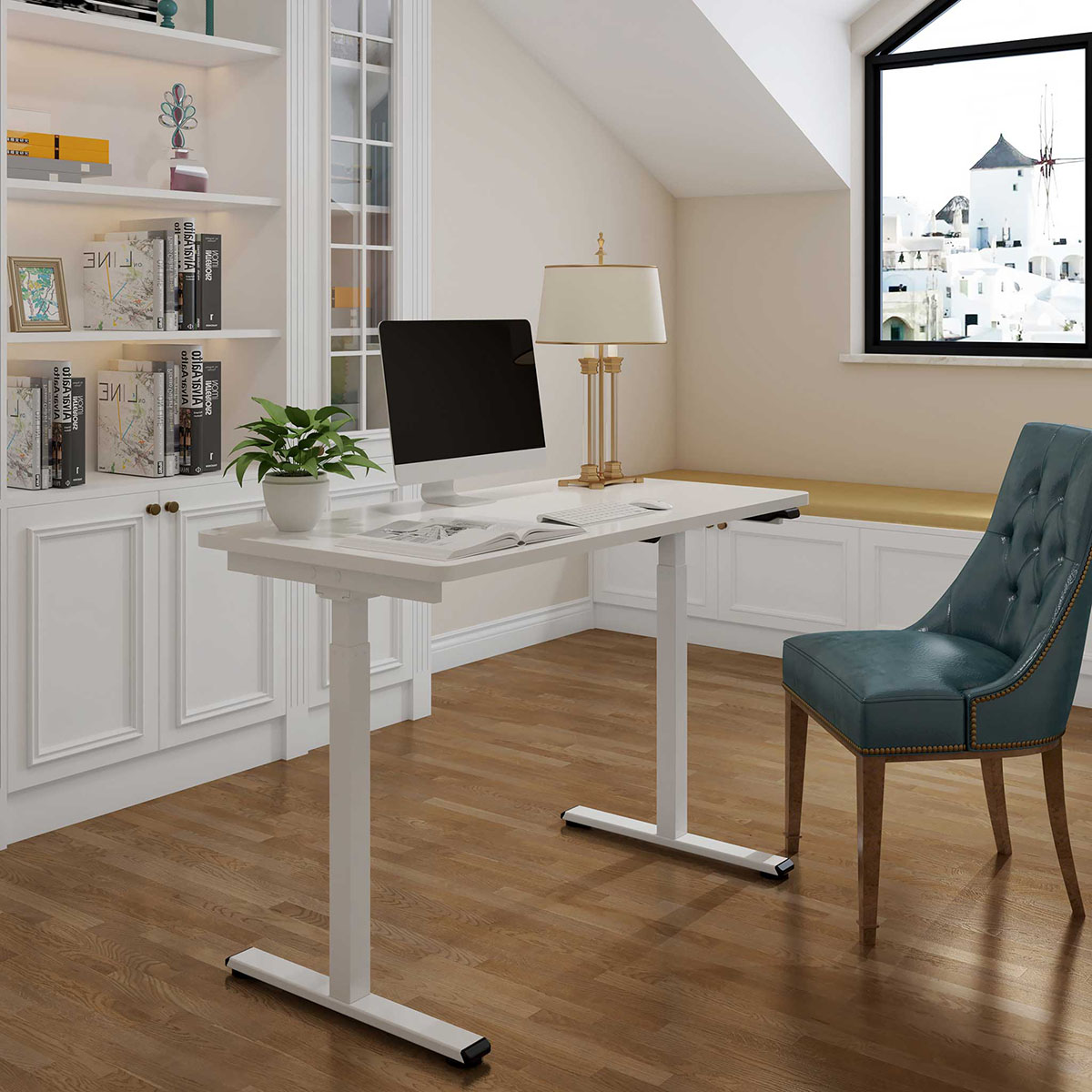 Skrivebord Lykke M100 140x70 cm Hev- og Senkbar