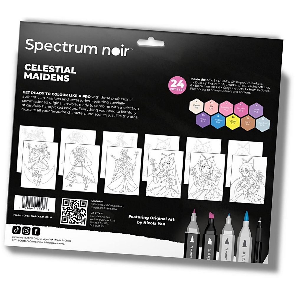 Hobbysett Creativ Company DIY Kit Illustrasjon Celestial Maidens