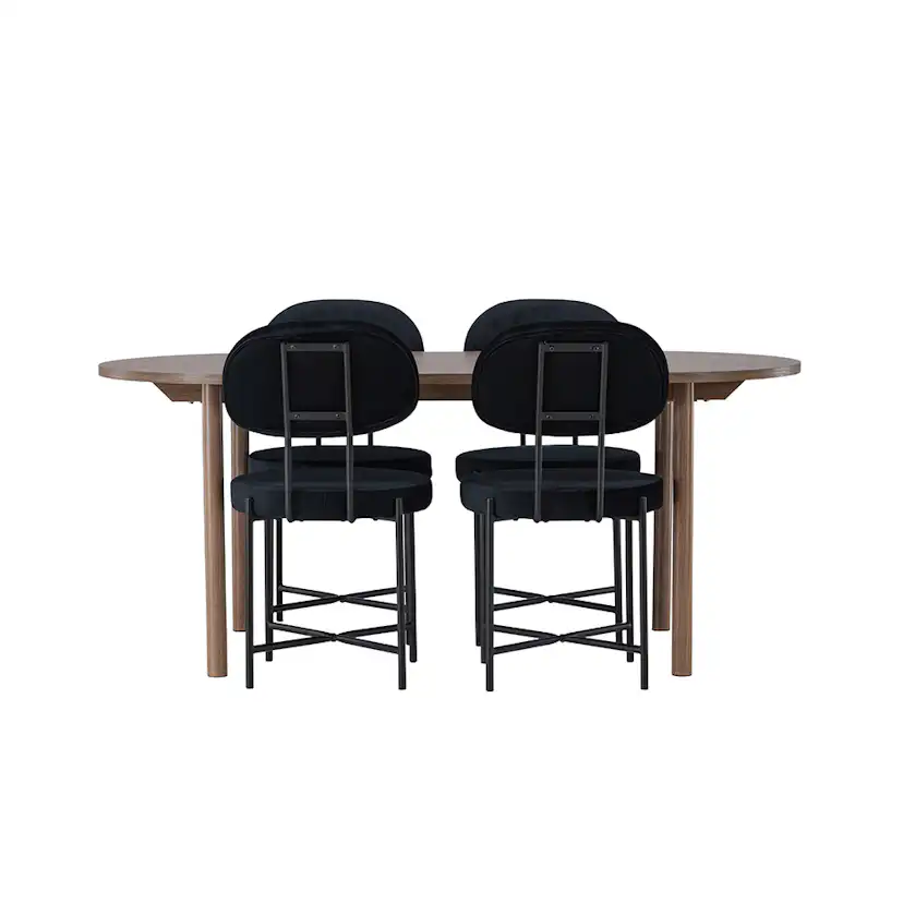 Spisegruppe Venture Home Andy med 4 Stella Stoler