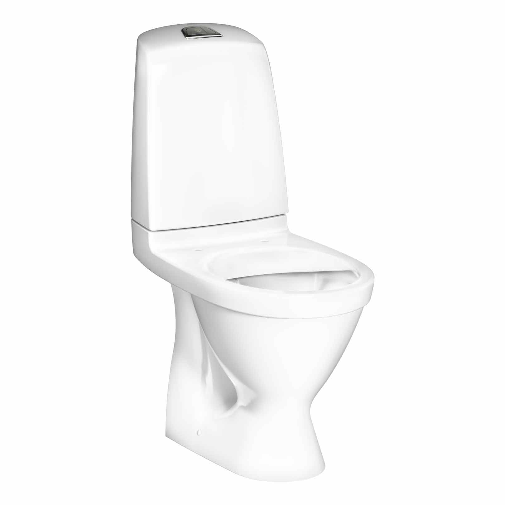 Toalettstol Gustavsberg Nautic 1510 Hygienic Flush | badrum - toalettstol - golvstaende-toalett | KakelKungen