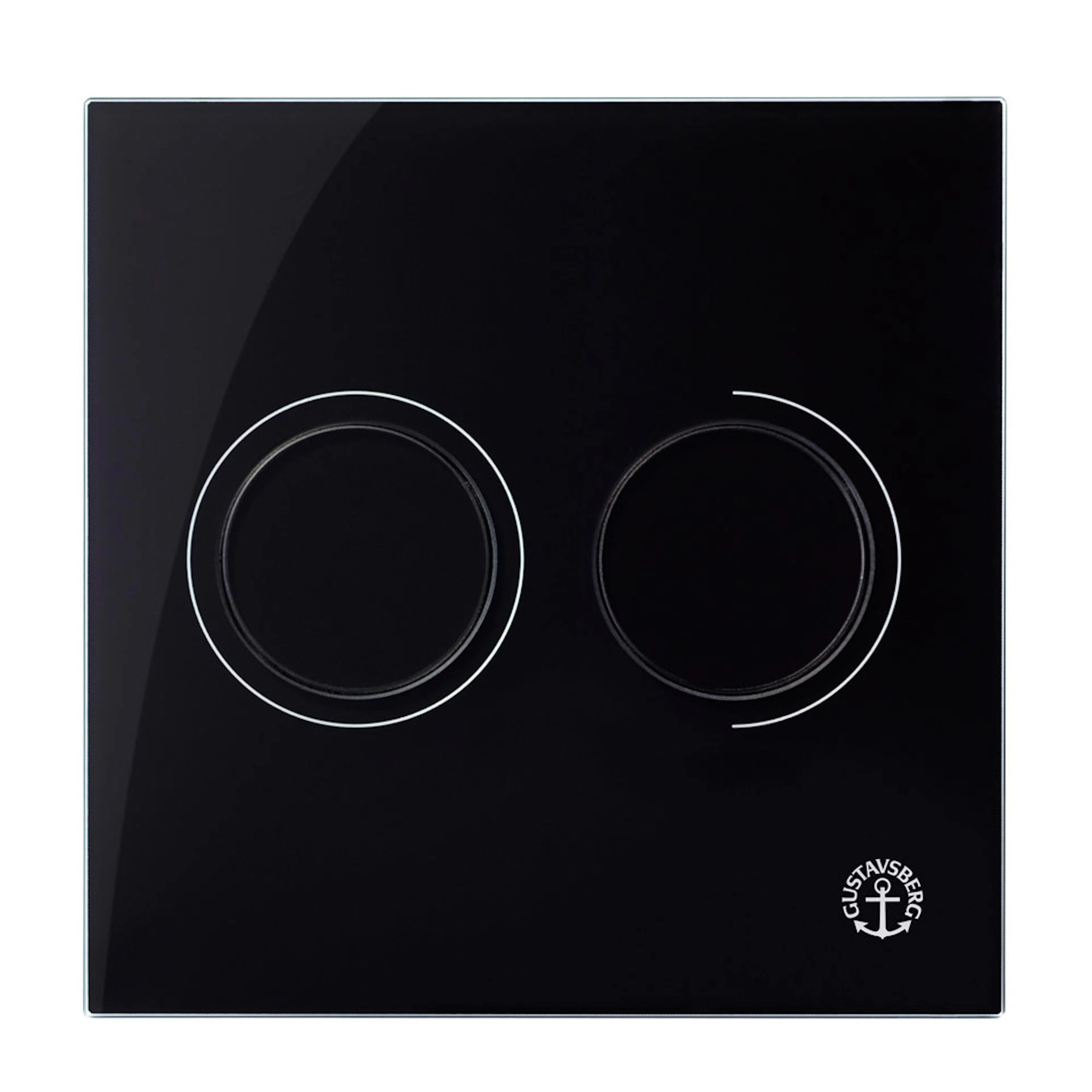 Spyleknapp Gustavsberg til Triomont XS Duo Glas Pneumatisk