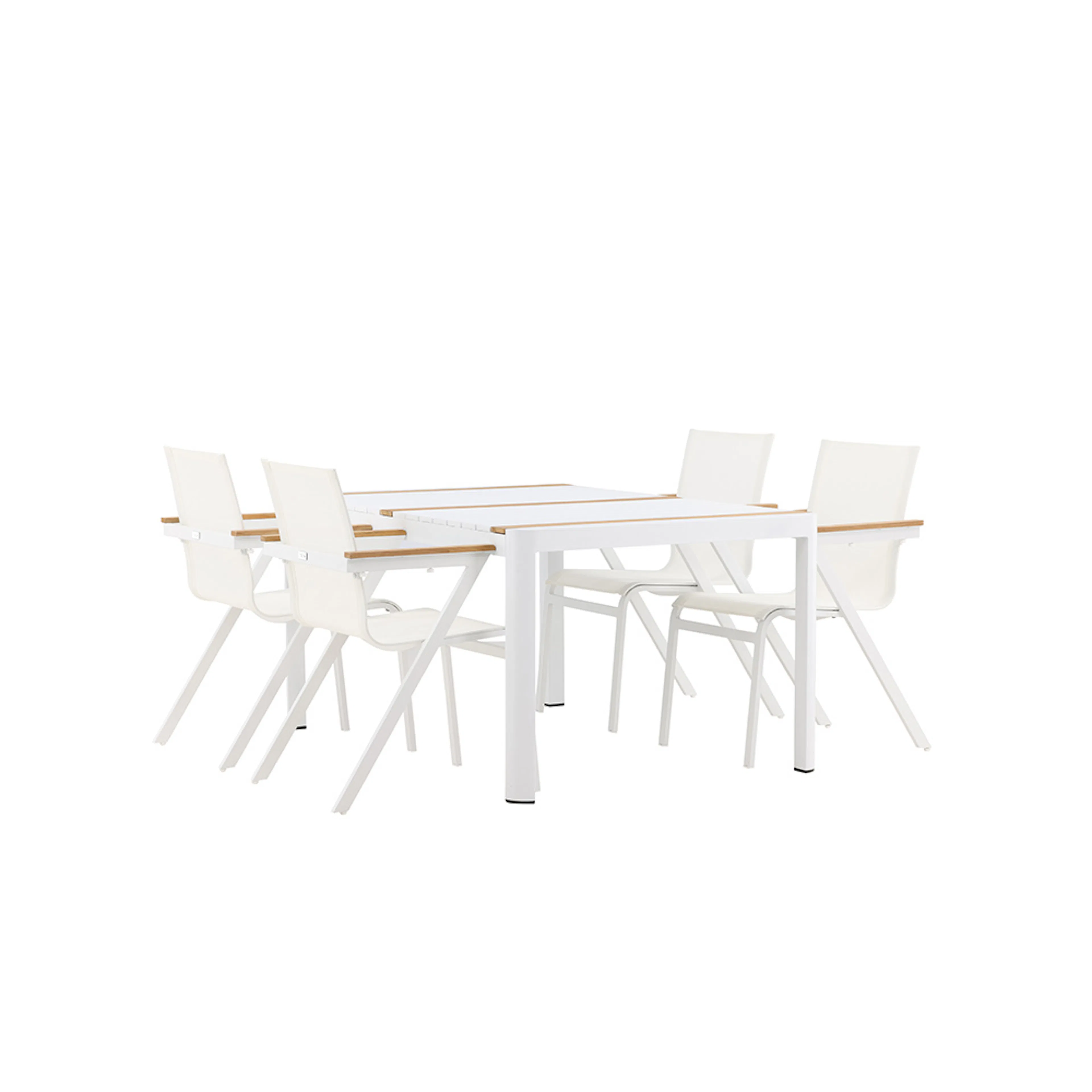 Spisegruppe Venture Home Togo med 4 Mexico Stoler