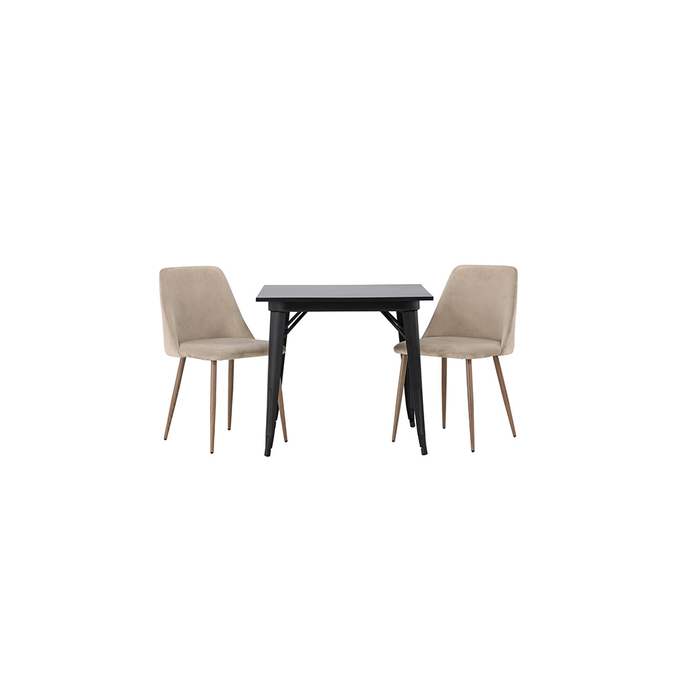 Spisegruppe Venture Home Tempe med 2 stk Night Stoler