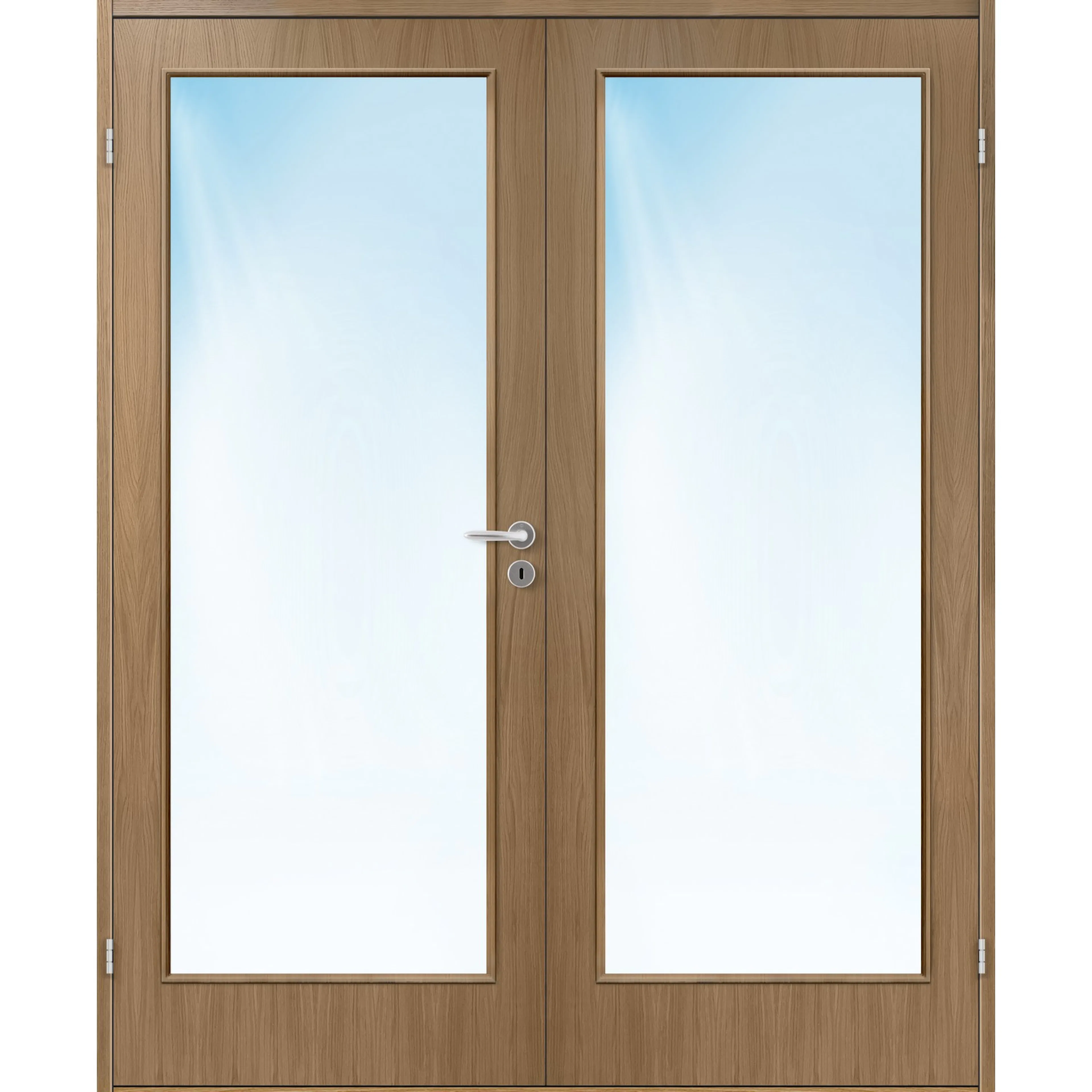 DØRBL TF SANS FW 15X21 EIK LAKK BxH: 153x210