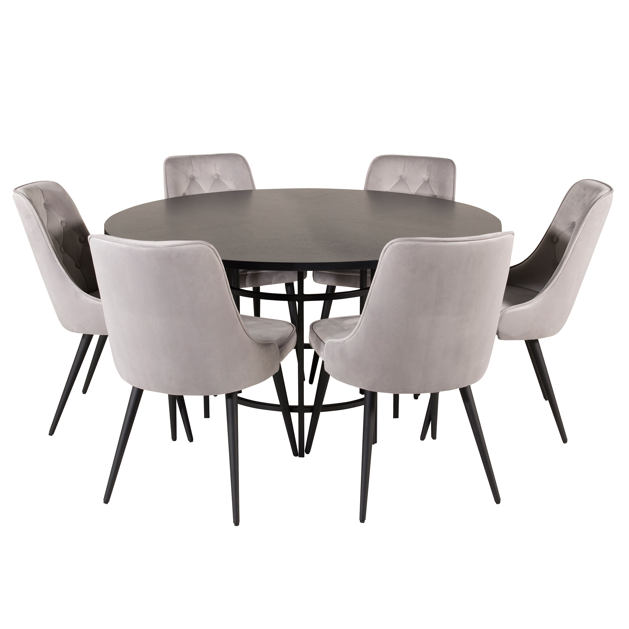 Spisegruppe furniture/fashion Copenhagen med 6 Vera Stoler