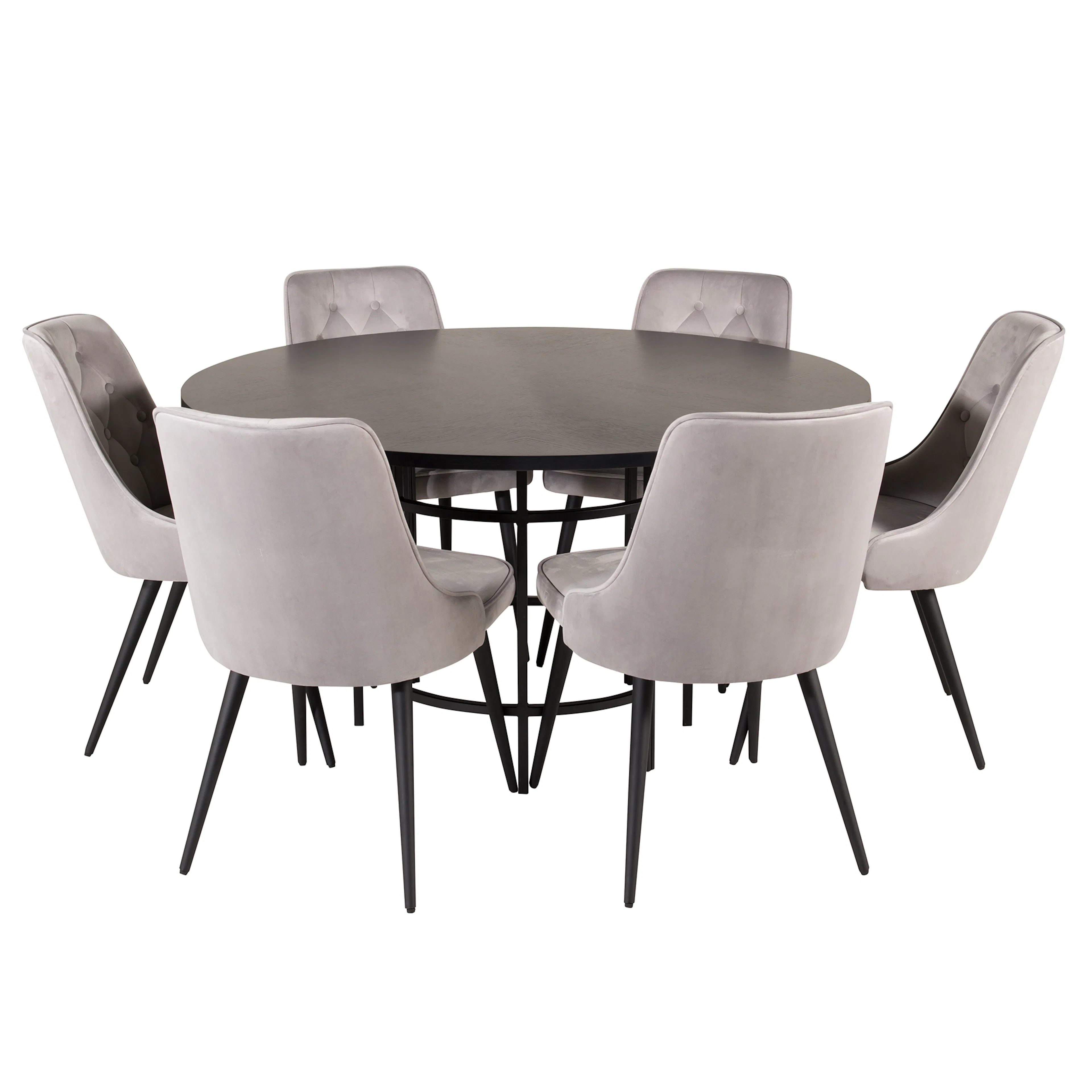 Spisegruppe furniture/fashion Copenhagen med 6 Vera Stoler