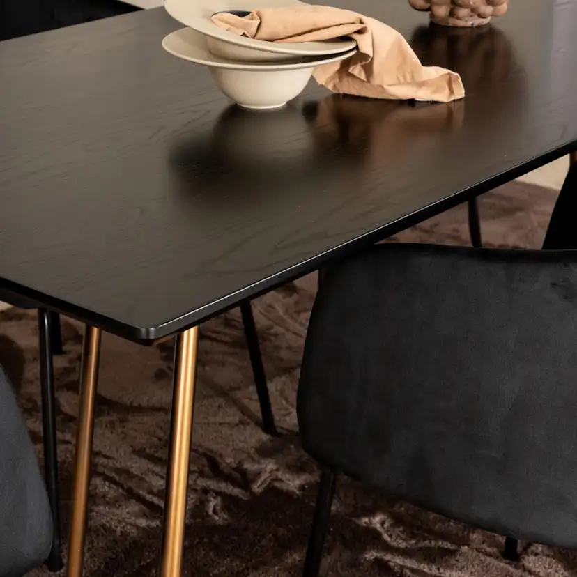 Spisegruppe Venture Home Annika med 6 Bergen Stoler