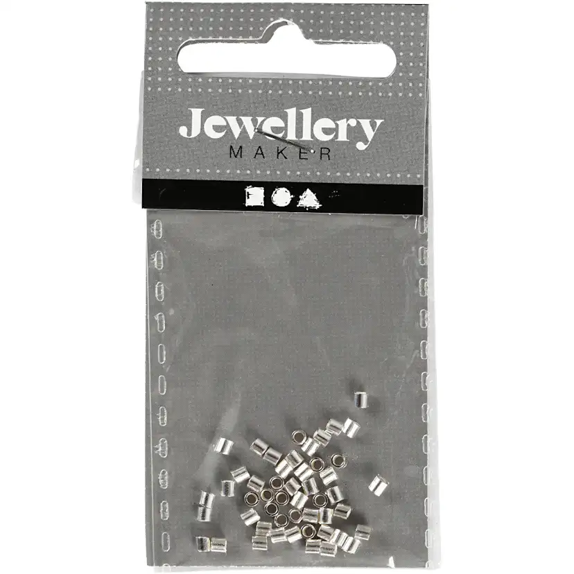 Wireklemmer Creativ Company Sterlingsølv 2 mm 50 stk/1 pk