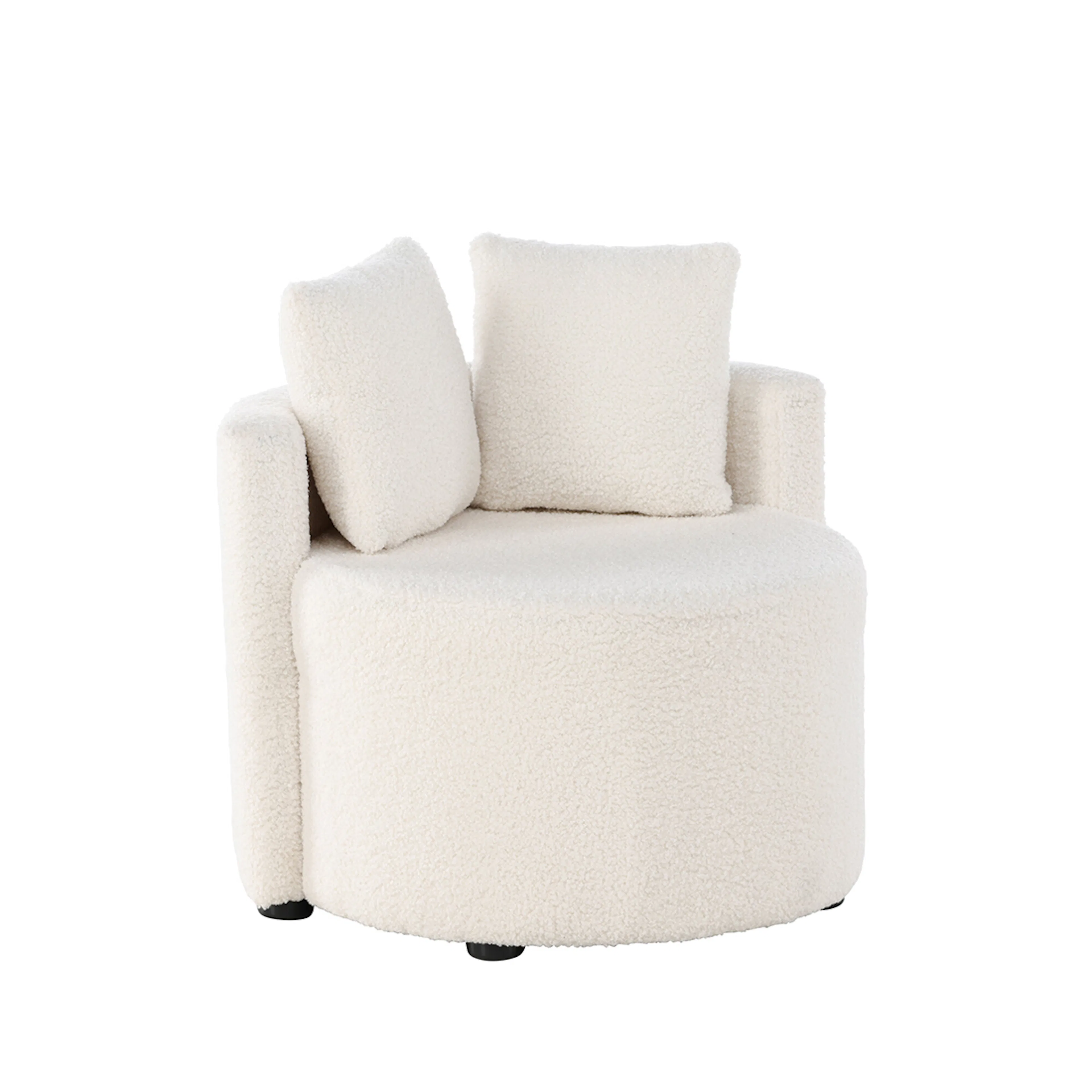 Kelso Kids 2-seat Sofa - White / Teddy FSC 100% Farge: White