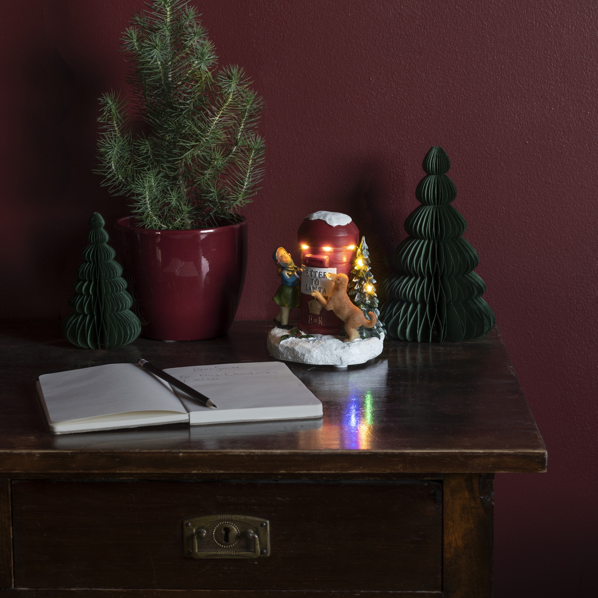 Juleby Gnosjö Konstsmide Postkasse 6 LED