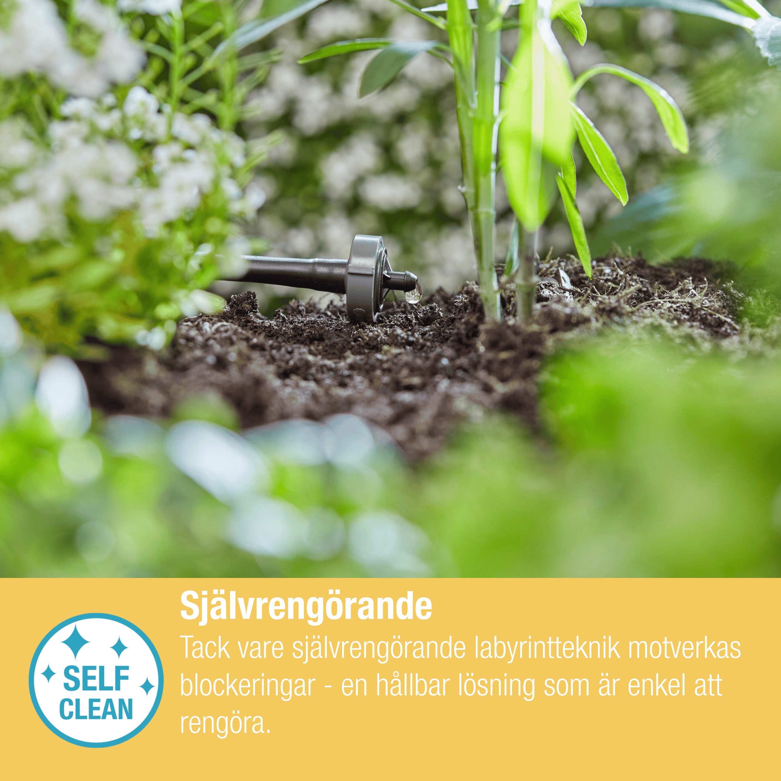 Dryppfordeler Gardena Micro-Drip 2 l/h Trykkregulerende