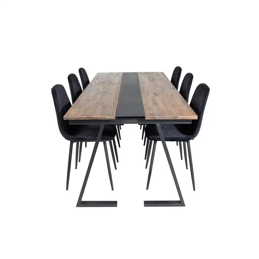 Spisegruppe Venture Home Jane med 6 Phoi Stoler
