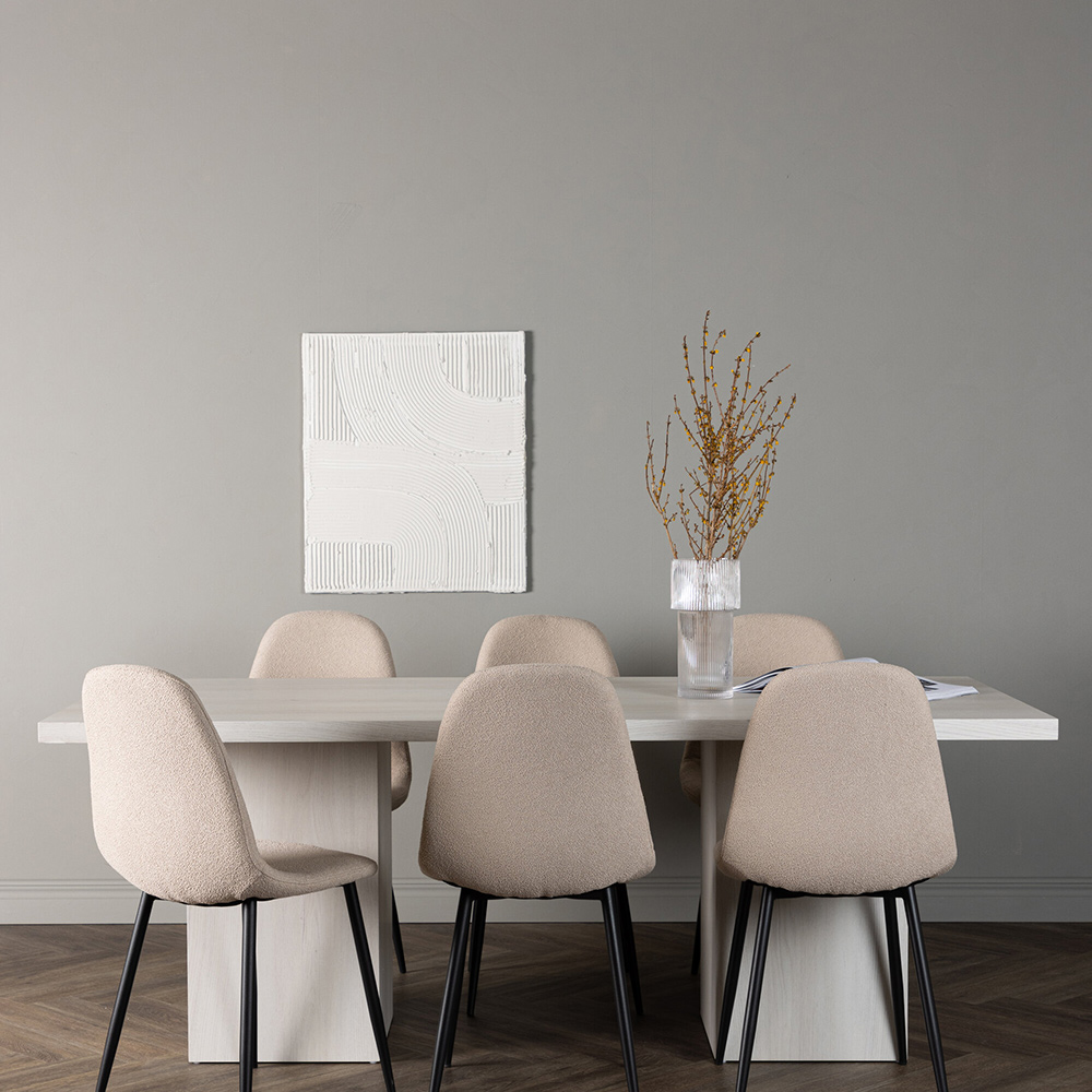Spisegruppe Venture Home Olga med 6 Polar Stoler