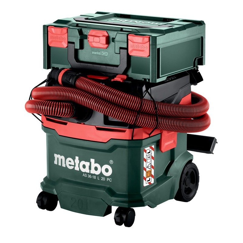Støvsuger Metabo AS 36-18 L 20 PC uten Batteri og Lader