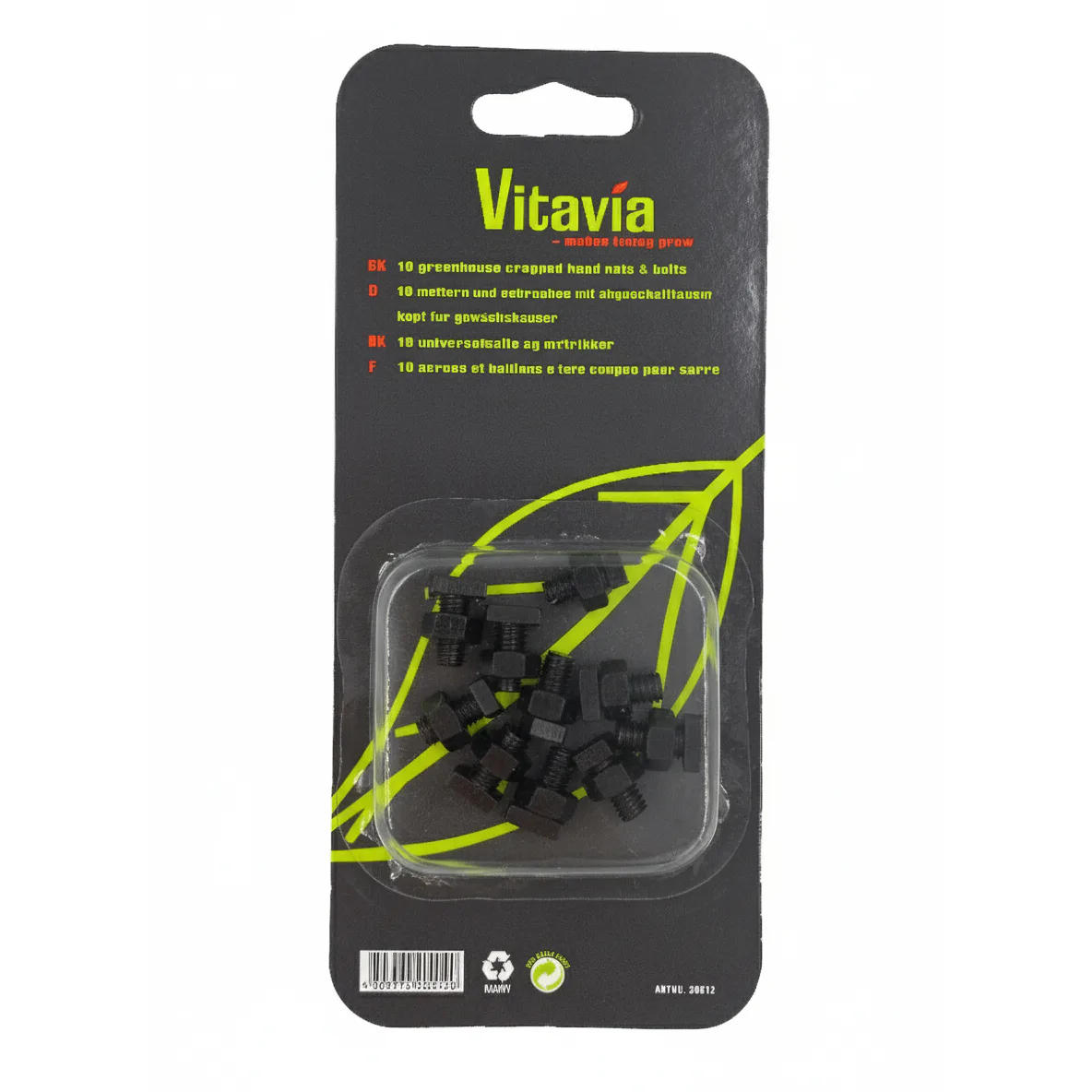Monteringssett Vitavia Bolter & Muttere Filerte 10-Pk