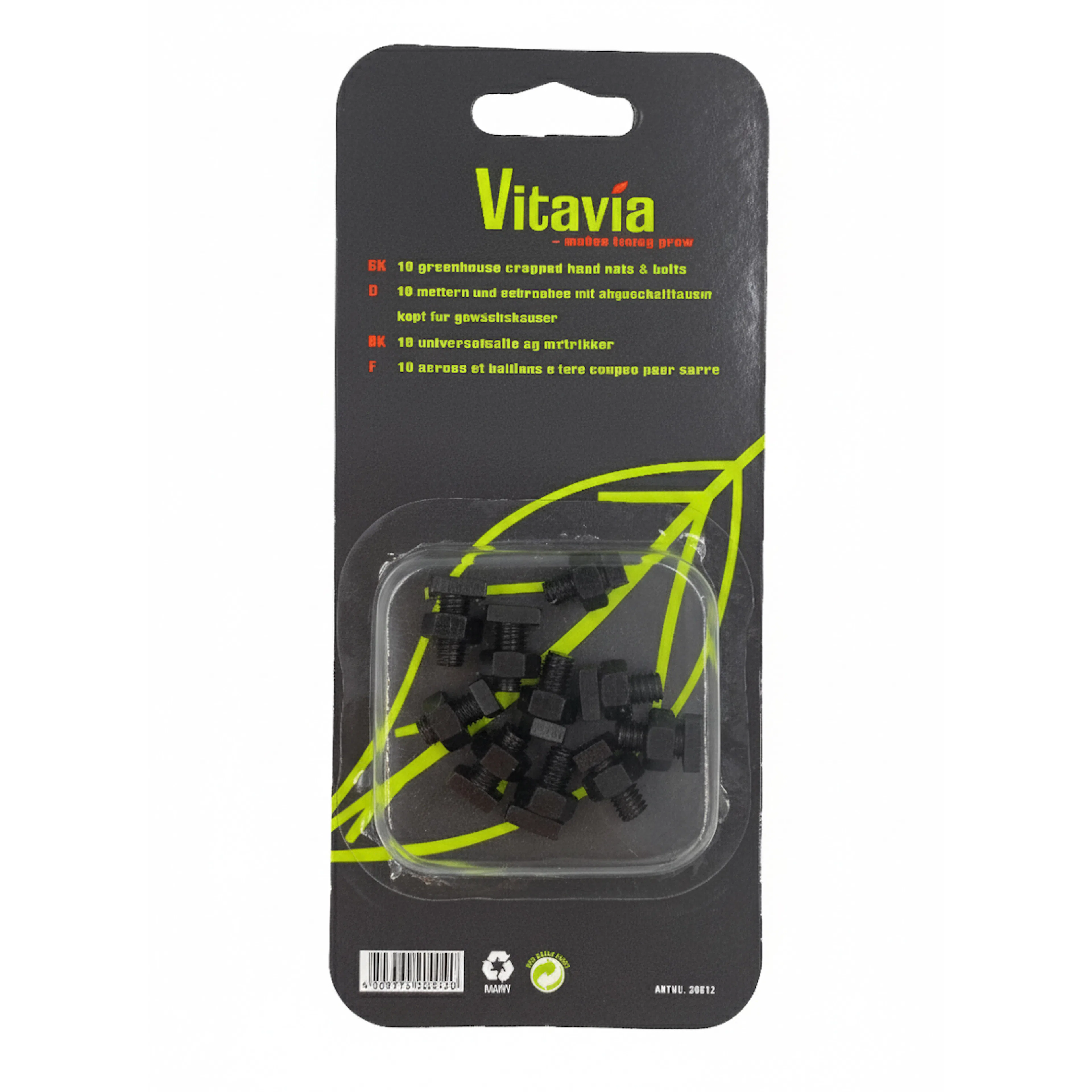 Monteringssett Vitavia Bolter & Muttere Filerte 10-Pk
