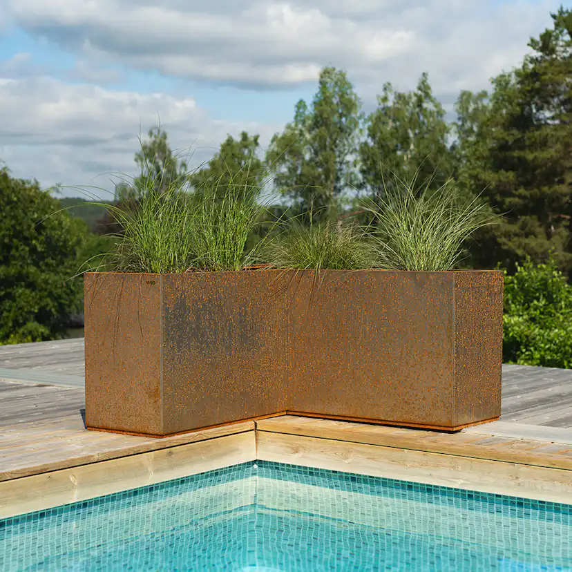 Komplett Hjørne Jabo Plantekasse Planter 1200x1200x600 mm