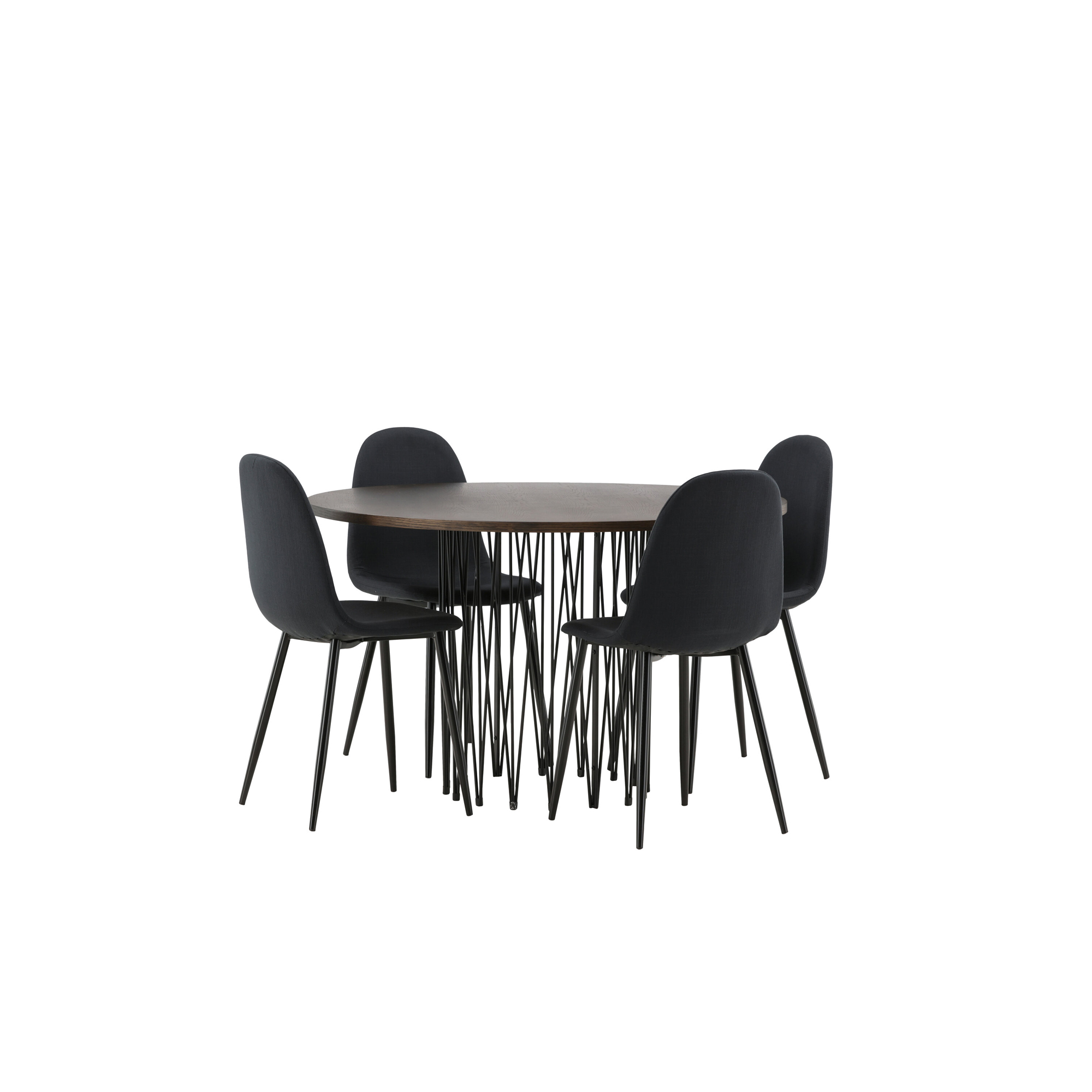 Spisegruppe furniture/fashion Stone med 4 Polar Stoler