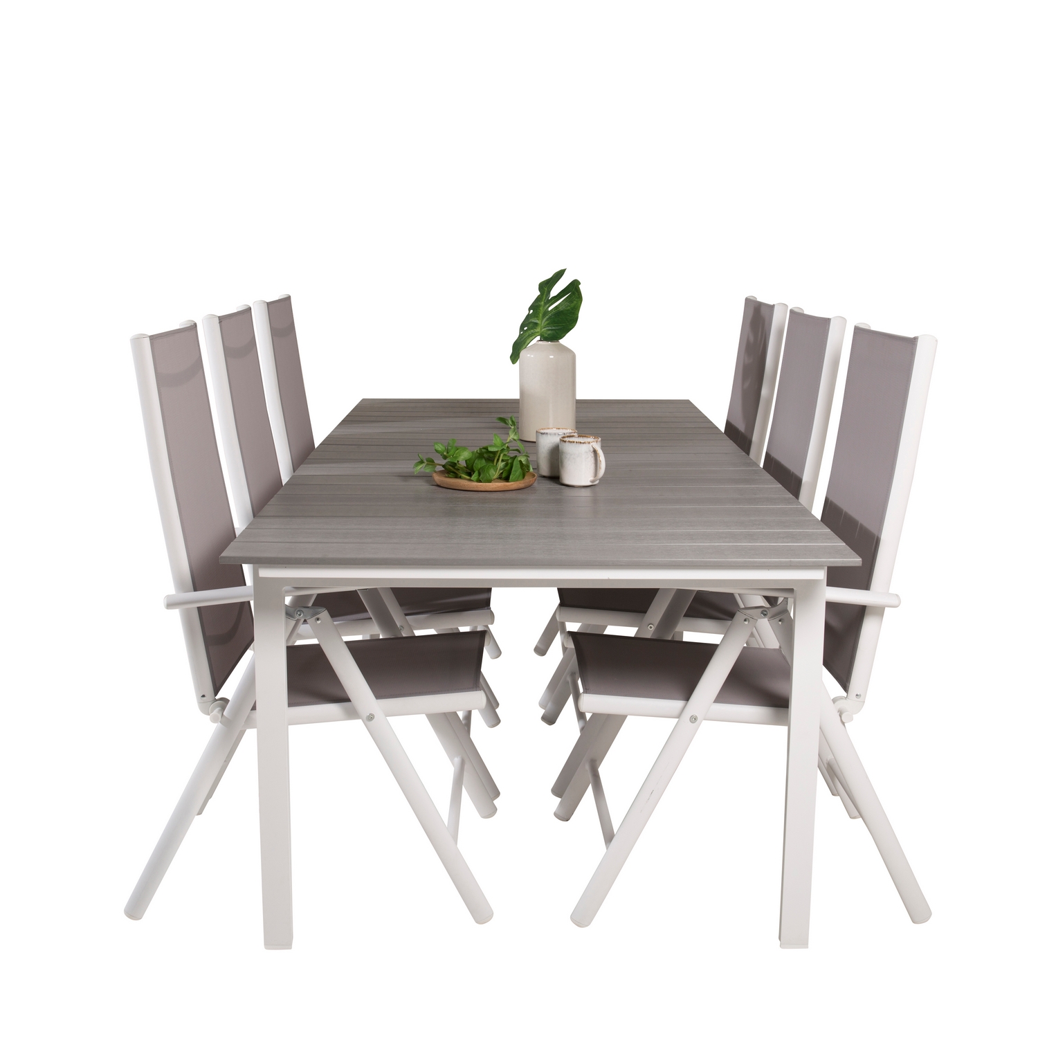Spisegruppe Venture Home Lova 224/324 med 6 Bront Stoler
