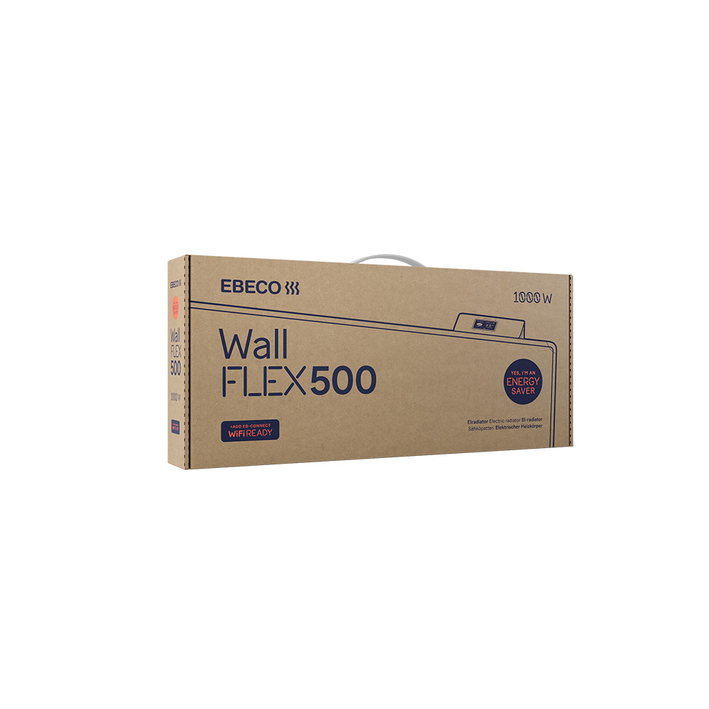 ELRADIATOR 1000W 230V WALLFLEX 500, 1000W, 230V 350x805 mm, 1000 W