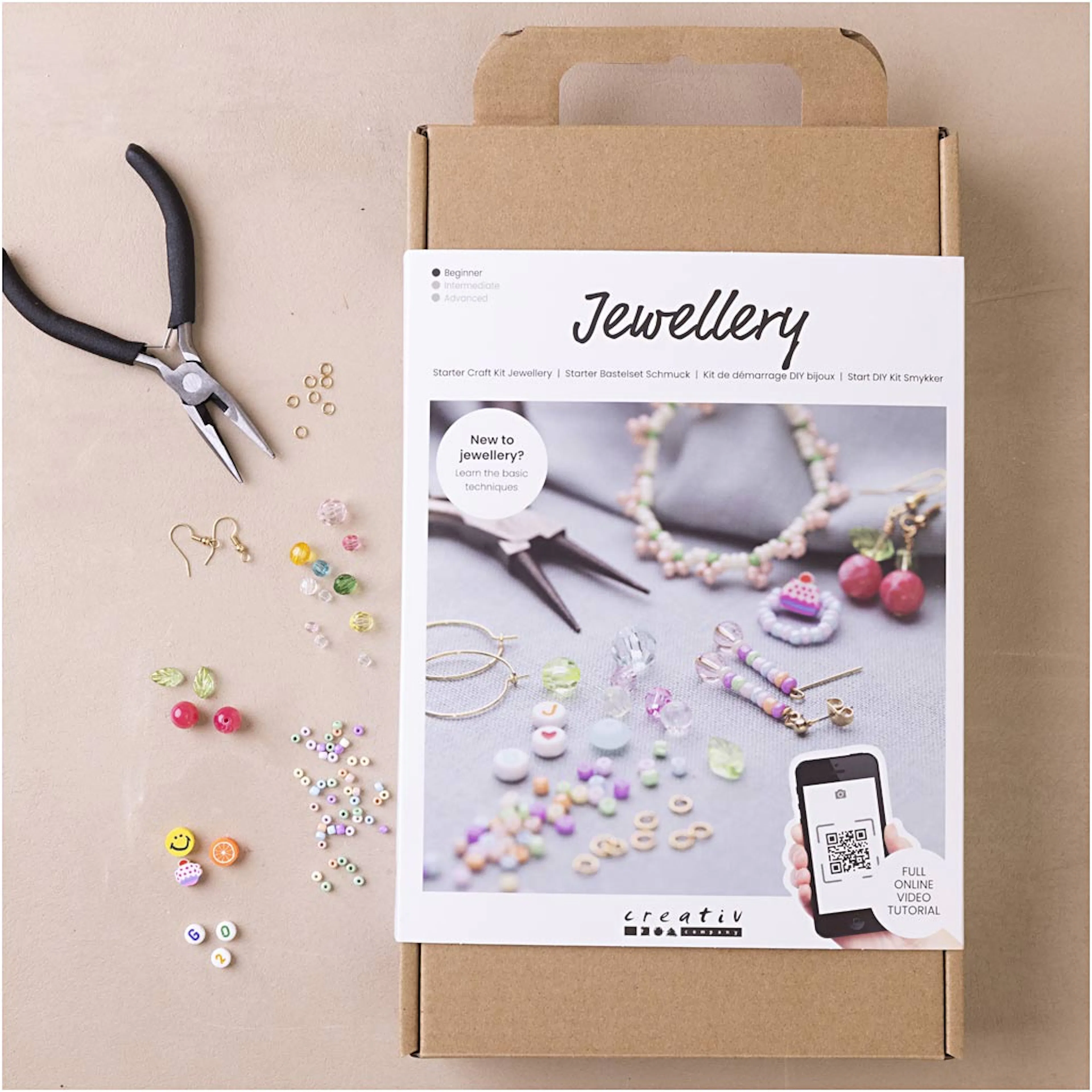 Smykker Creativ Company Start DIY Kit Livlige farger