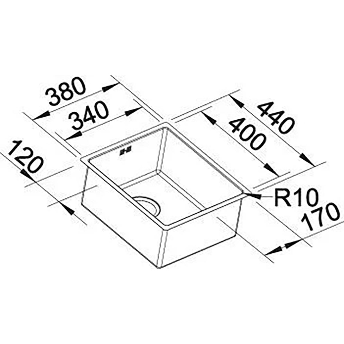 Kjøkkenvask Blanco Claron 340 Infino