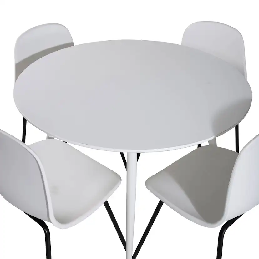 Spisegruppe Venture Home Plake med 4 Ardi Stoler Rundt