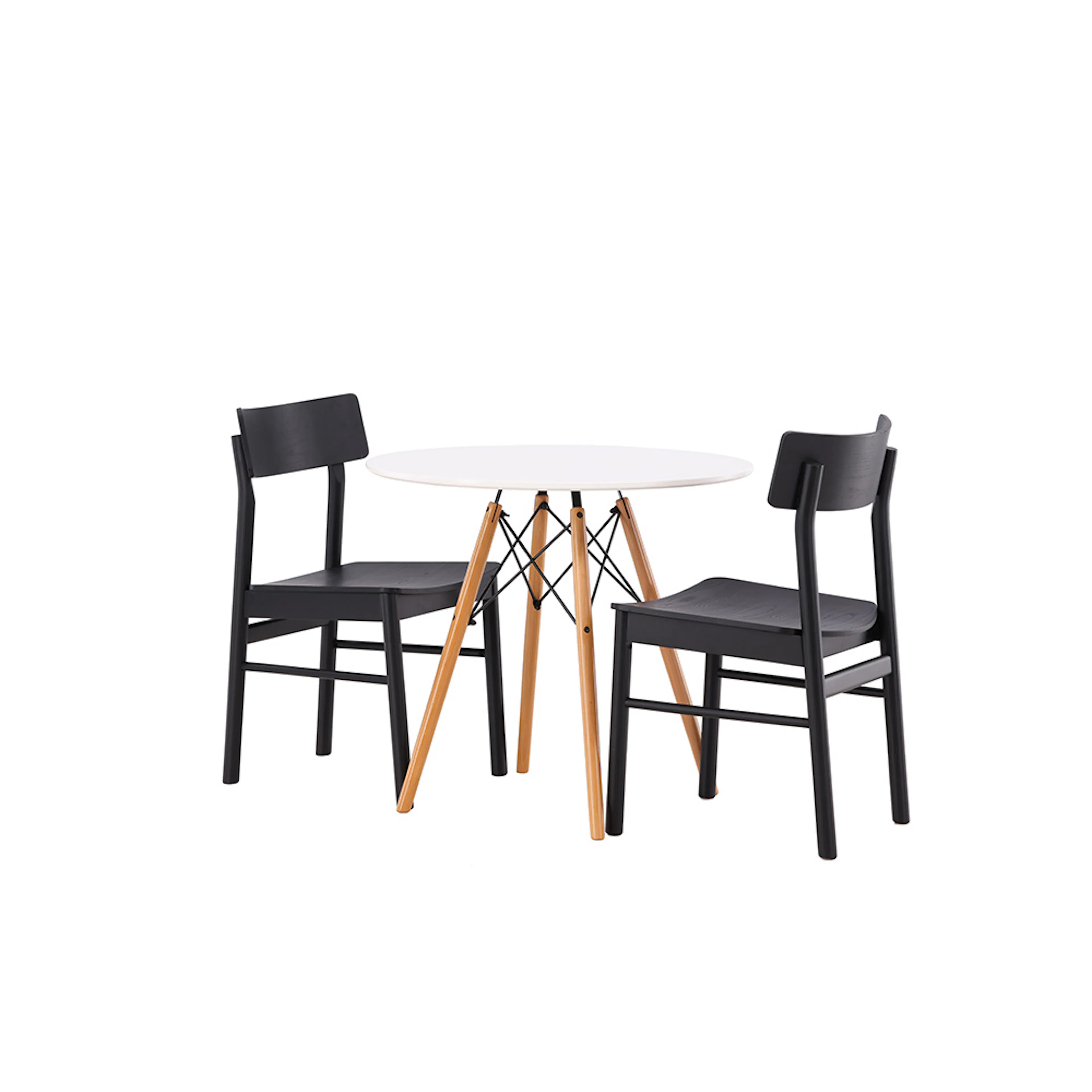 Spisegruppe Venture Home Danburi Ø 60 cm med 2 Montros Stoler