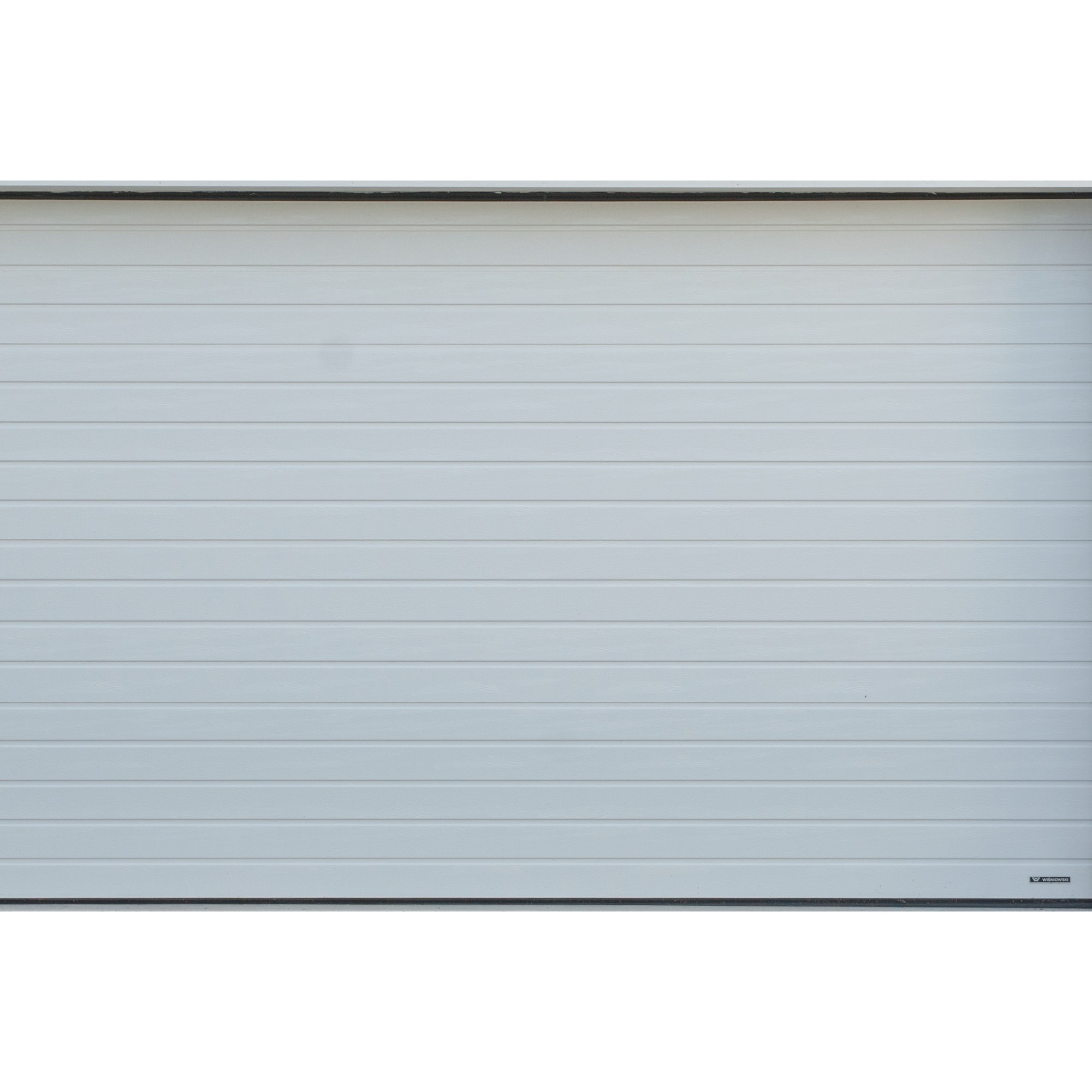 Garasjeport Grimstadporten SNP Ribbed Flush Hvit