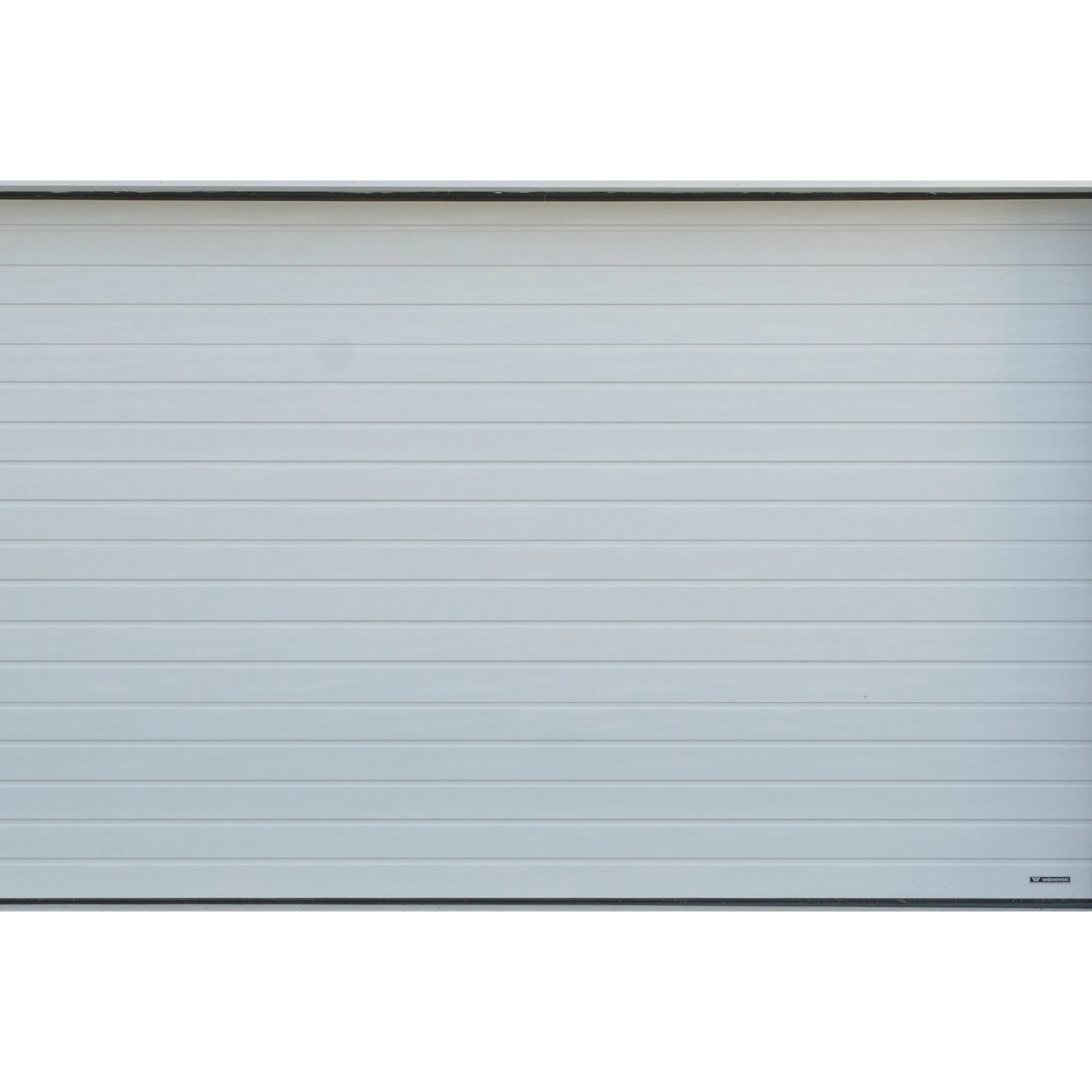 Garasjeport Grimstadporten SNP Ribbed Flush Hvit