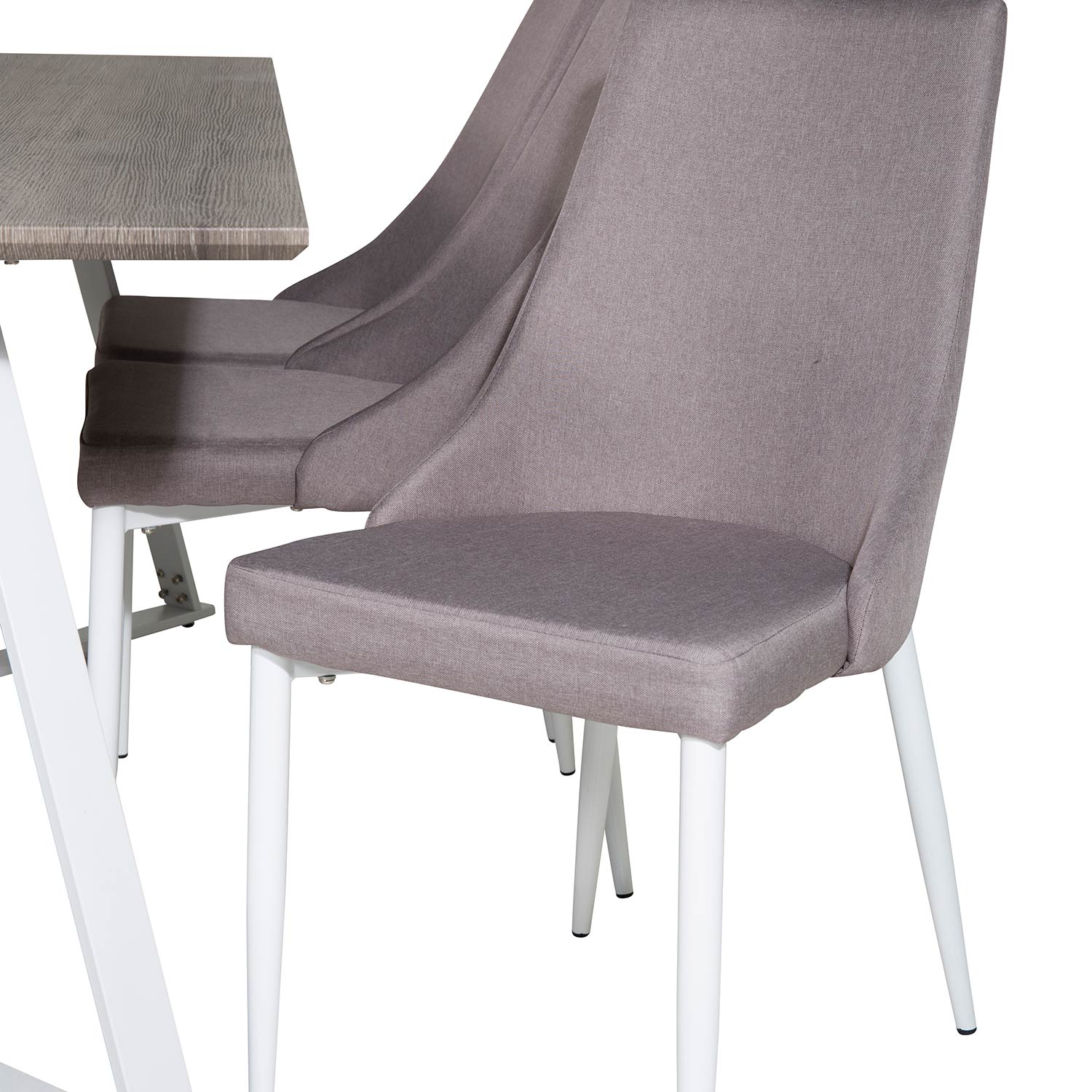 Spisegruppe Venture Home Madde med 6 Laura Stoler Polyester