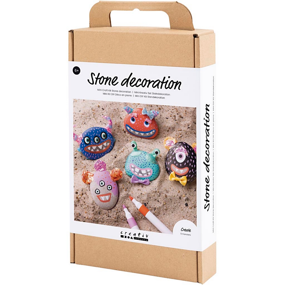 Hobbysett Creativ Company DIY Kit Steindekorasjon Monster