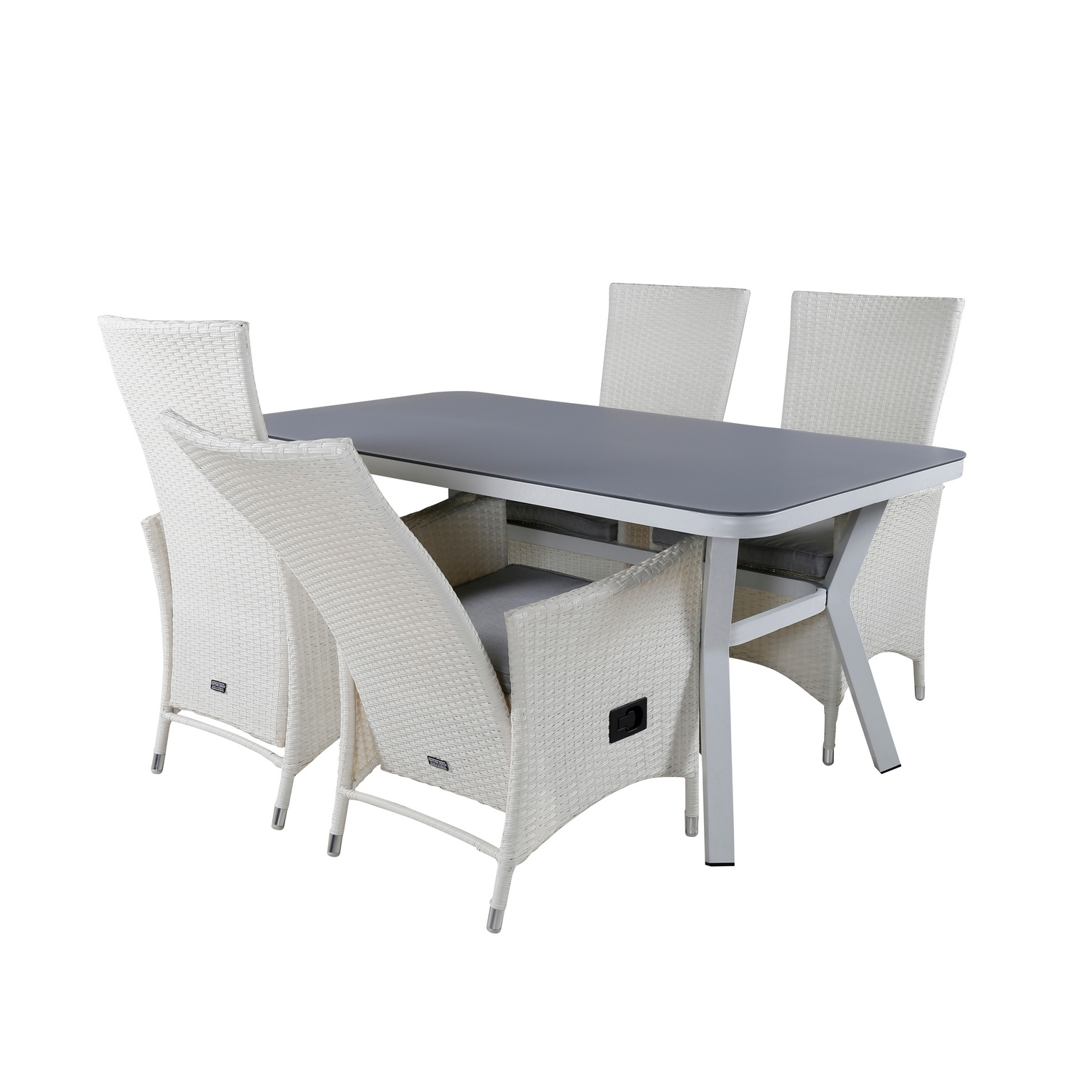 Spisegruppe Venture Home Vyn med 4 Pam Spisestoler