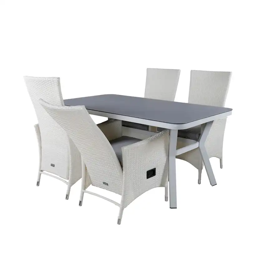 Spisegruppe Venture Home Vyn med 4 Pam Spisestoler
