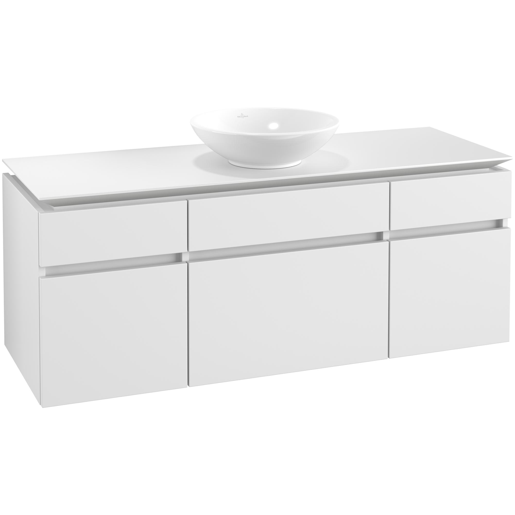 Tvättställsskåp Villeroy & Boch Legato med 5 Lådor för Ytmonterat Tvättställ från Övriga V&B Serier | badrum - badrumsmobler - tvattstallsskap-och-kommod | KakelKungen