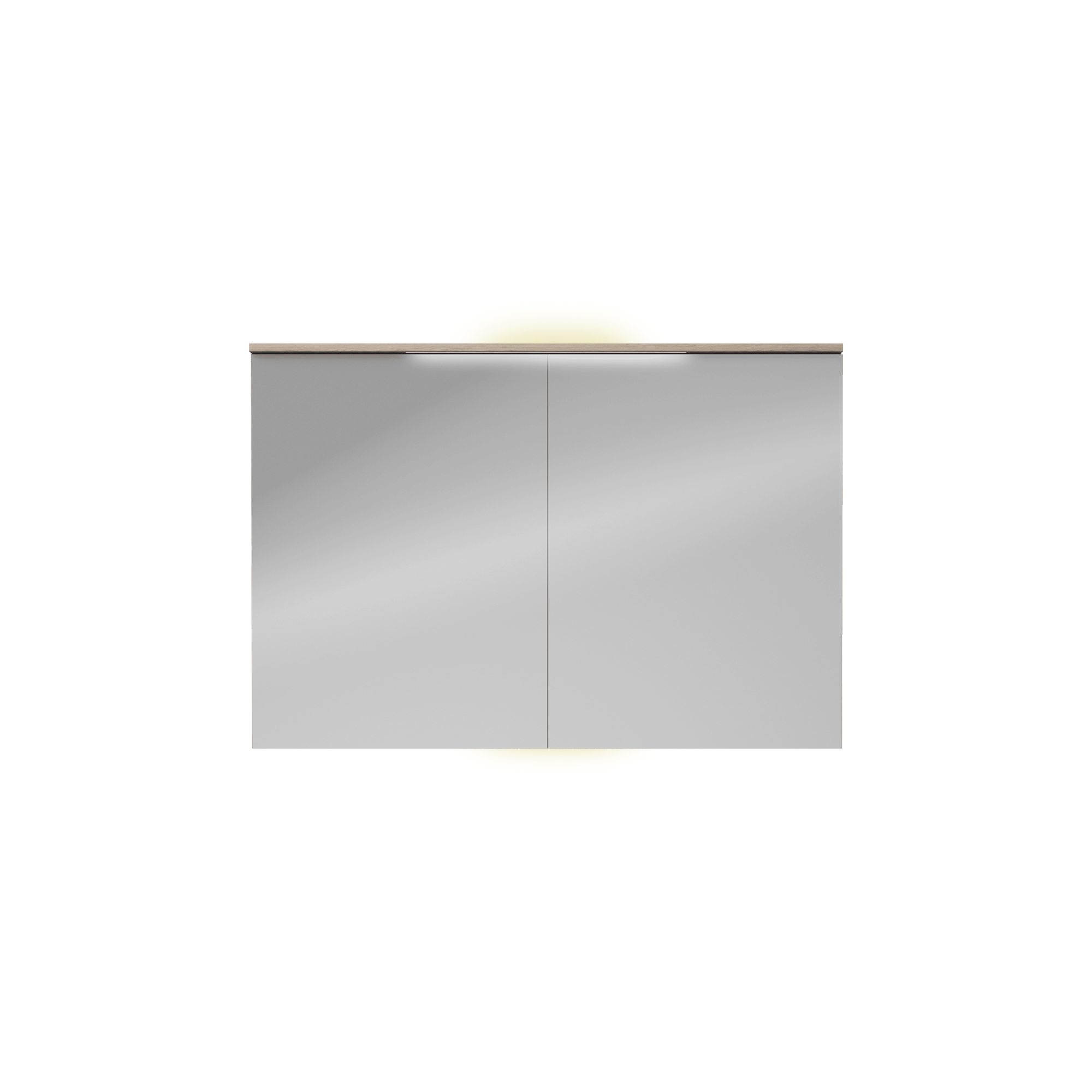 Speilskap FOSSBAD B120 D12 med Lystopp 60 + 60