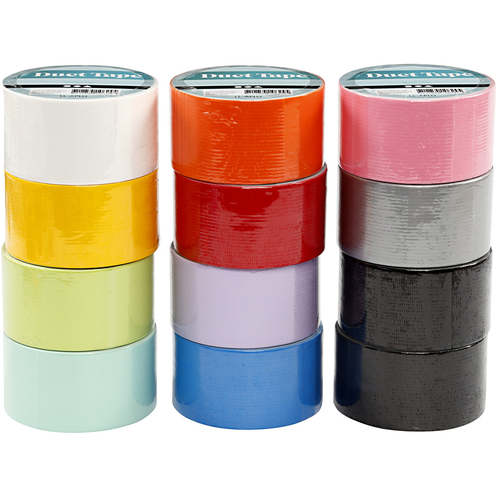 Gaffateip Creativ Company Ass Farger 12X5 m/1 Pk